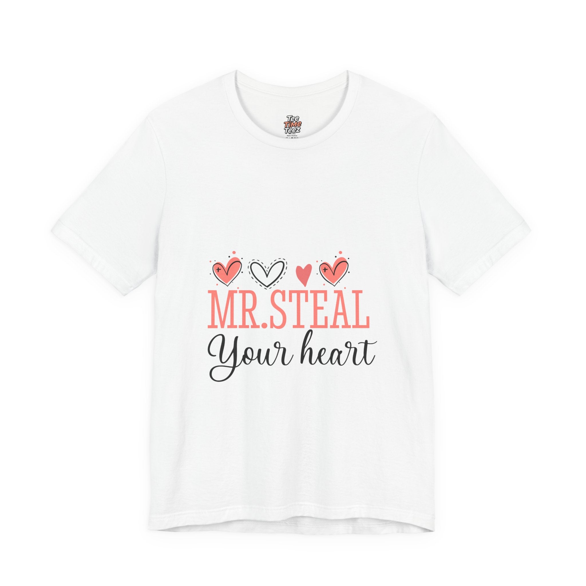 Mr. Steal Your Heart Tee — Romantic Valentine’s Day Graphic Shirt