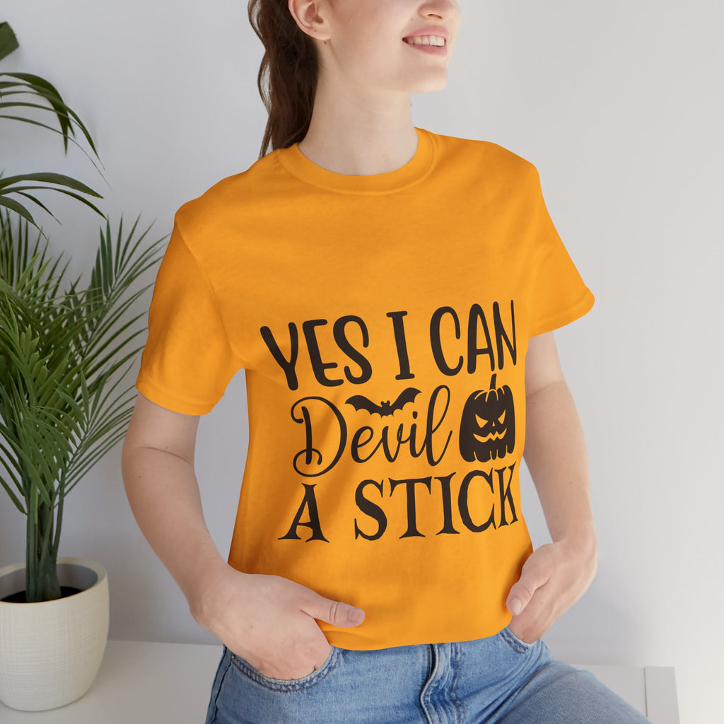 Yes I Can Devil A Stick Halloween T-Shirt
