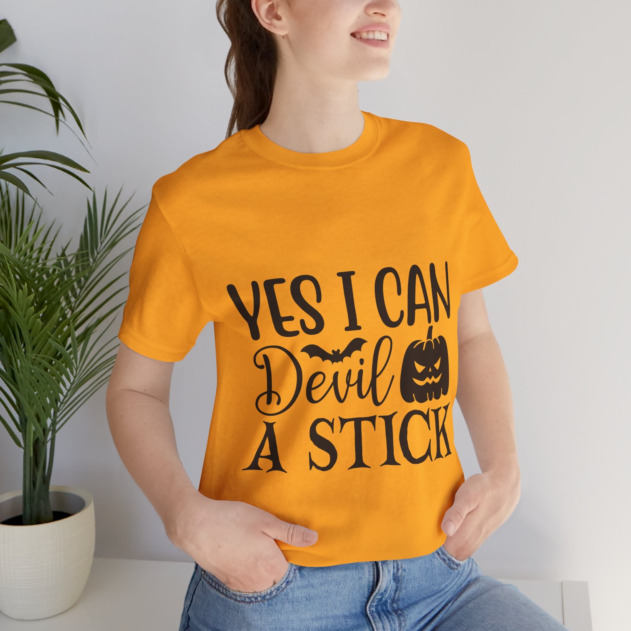 Yes I Can Devil A Stick Halloween T-Shirt