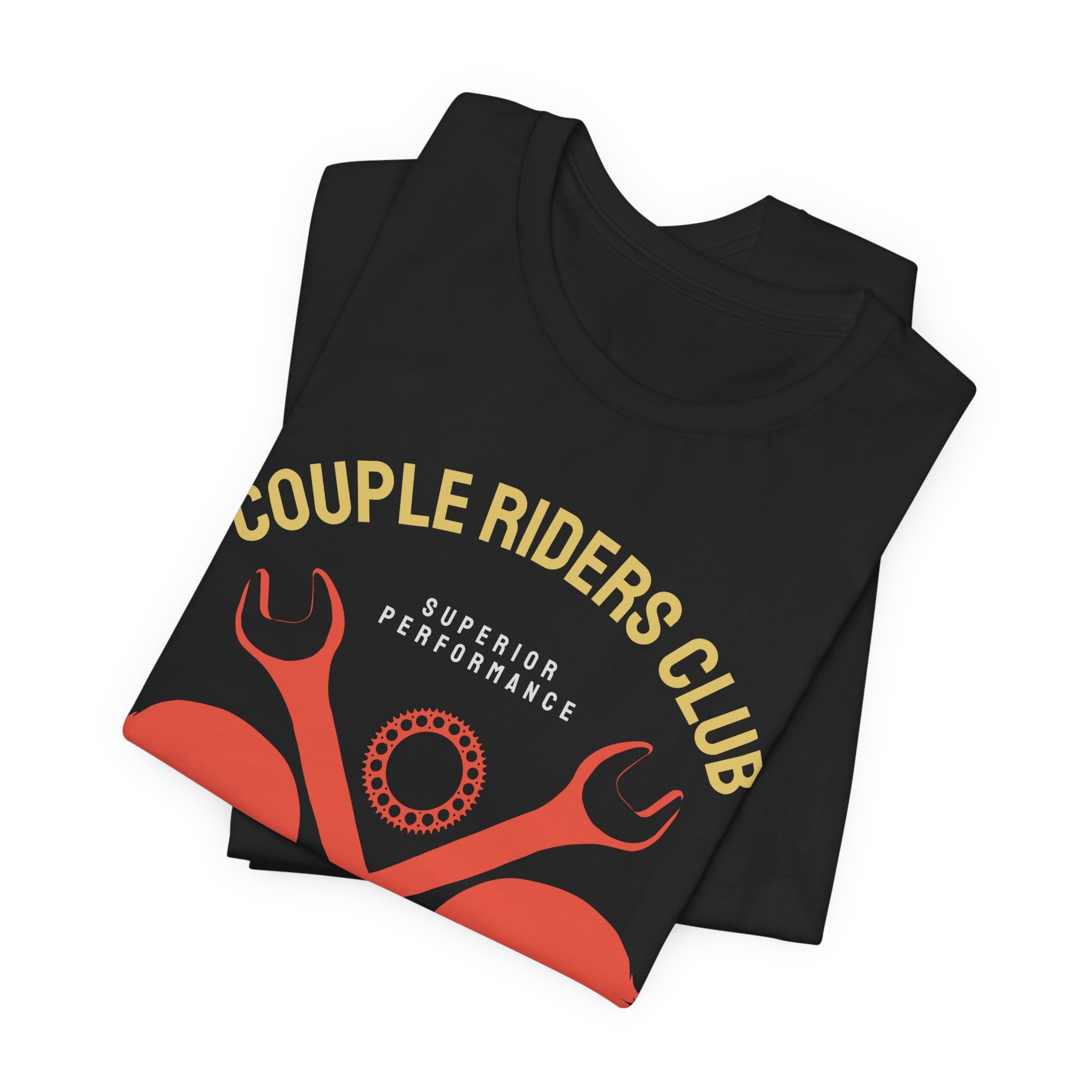 Couple Riders Club Motorcycle T-Shirt — Enjoy Every Moment Vintage Bike Tee