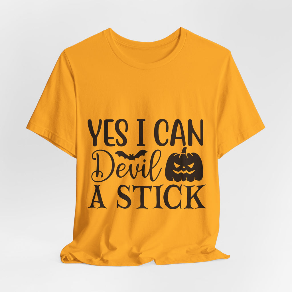 Yes I Can Devil A Stick Halloween T-Shirt