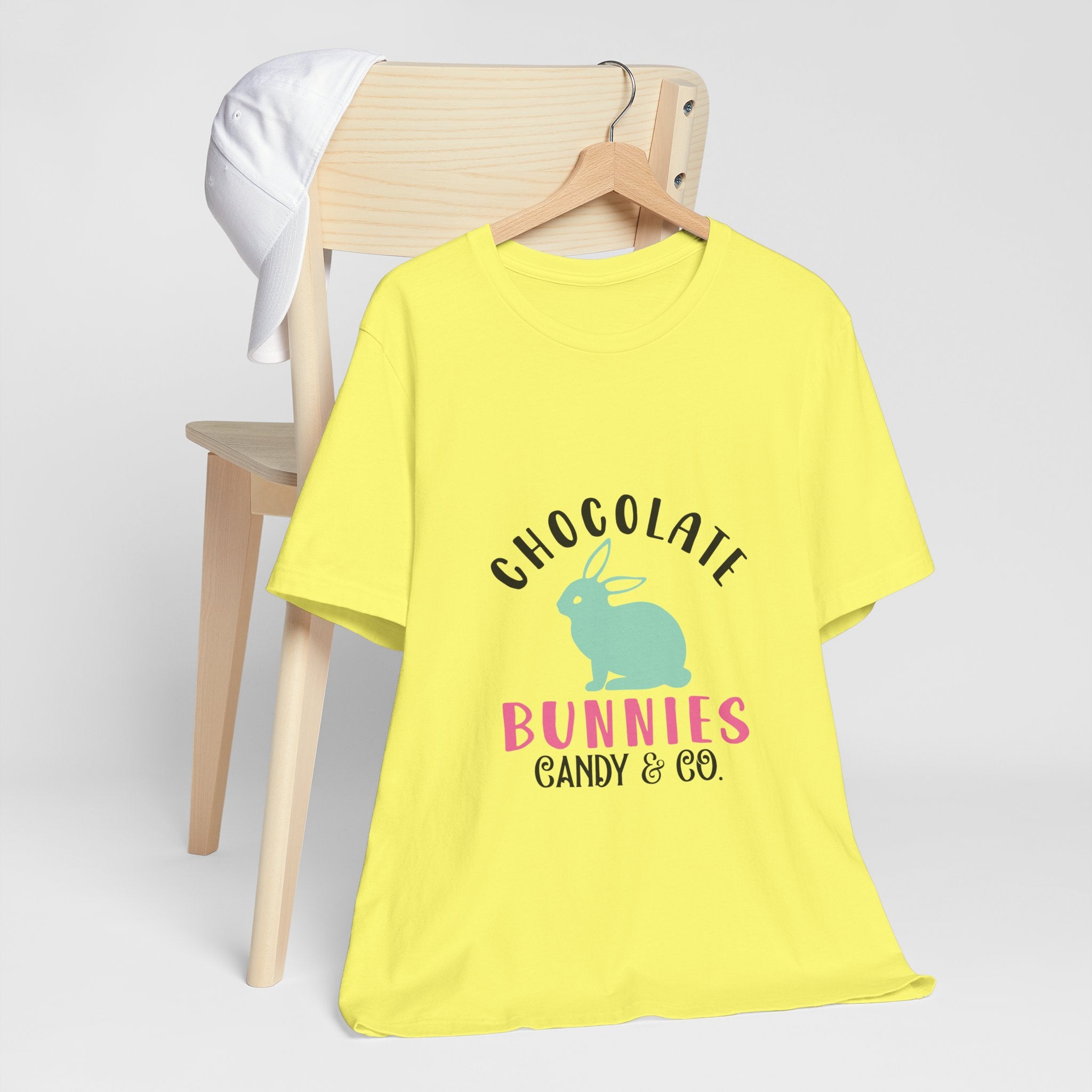 Chocolate Bunnies Tee — Pastel Easter Bunny Candy Shop Shirt