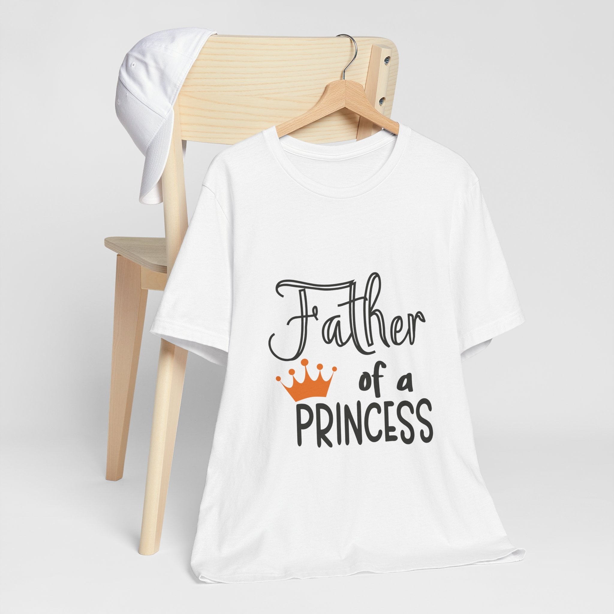 Father of a Princess T-Shirt — Dad Tee with Crown Graphic