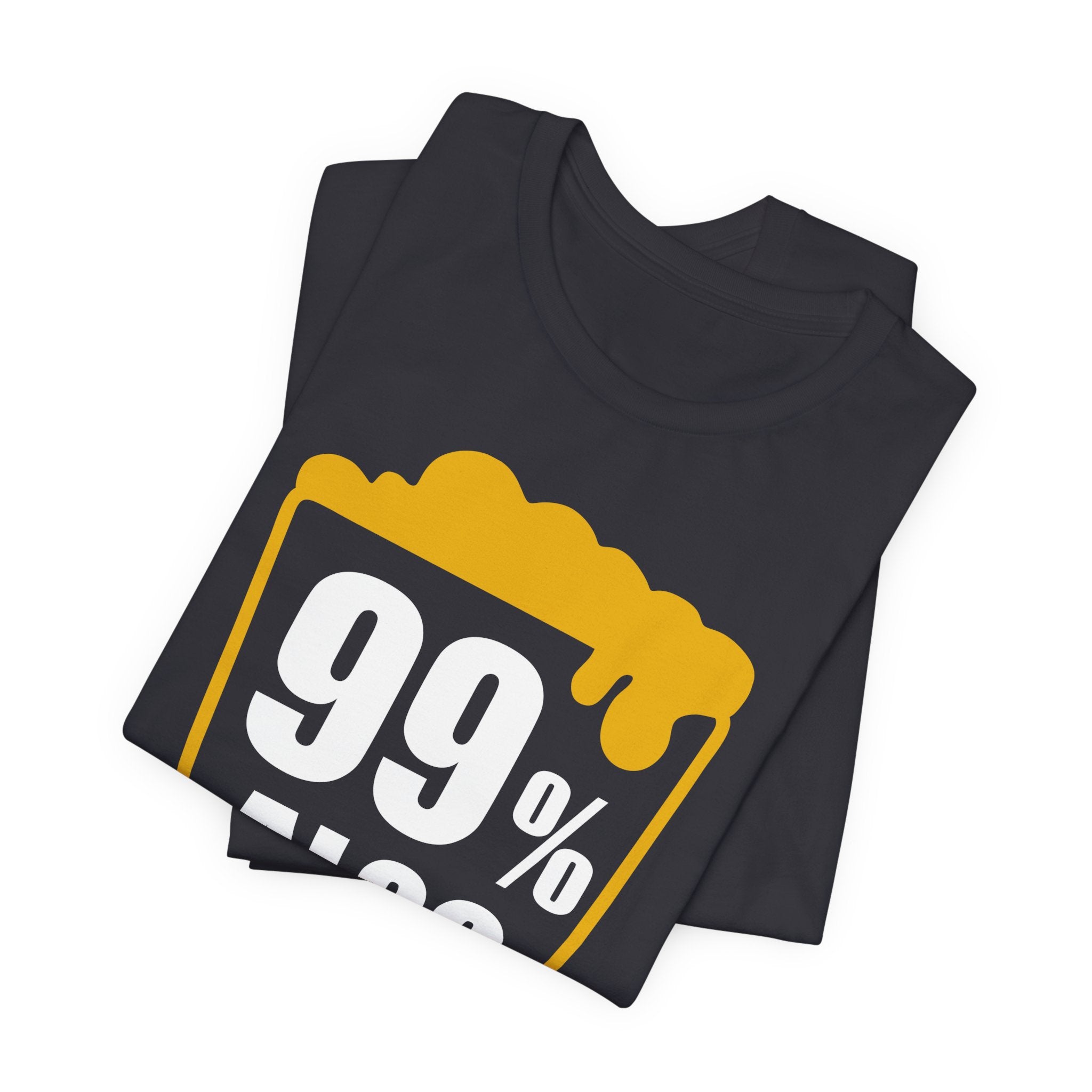 99% Alcohol Beer Glass Graphic Tee