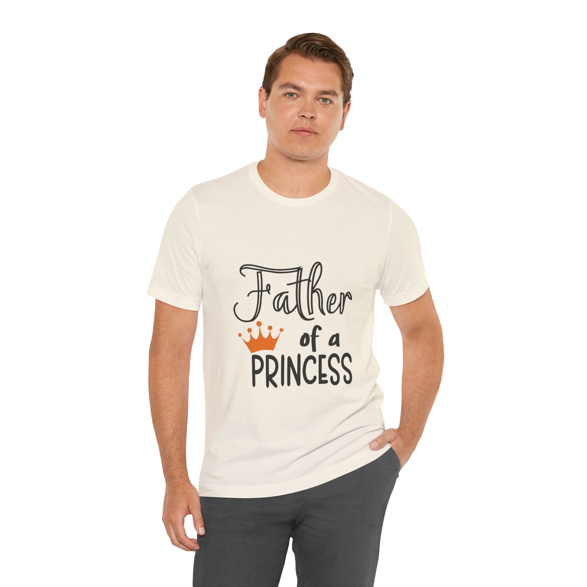 Father of a Princess T-Shirt — Dad Tee with Crown Graphic