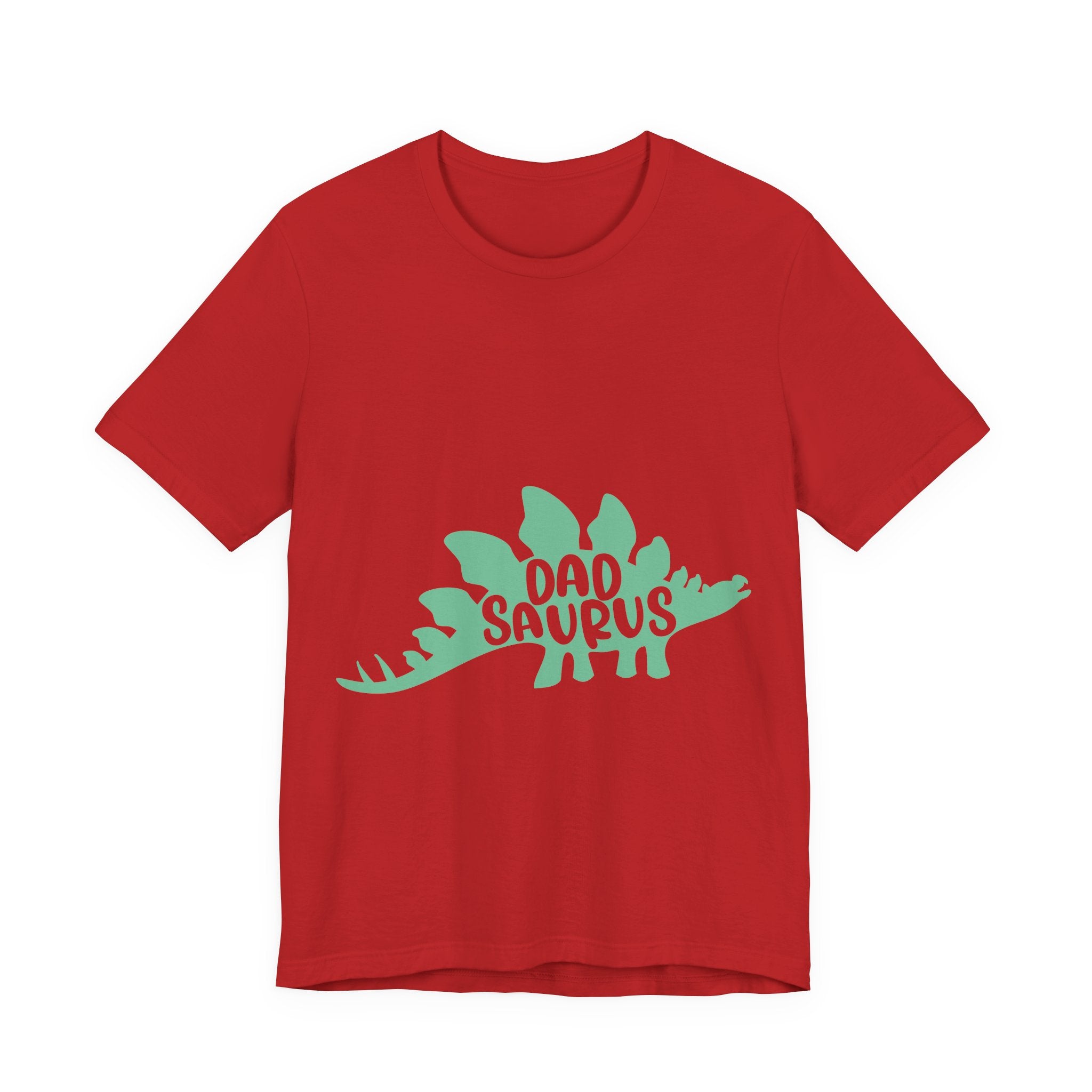 Dadsaurus T‑Shirt — 'Dadsaurus' Stegosaurus Tee for Fathers, Father’s Day Gift