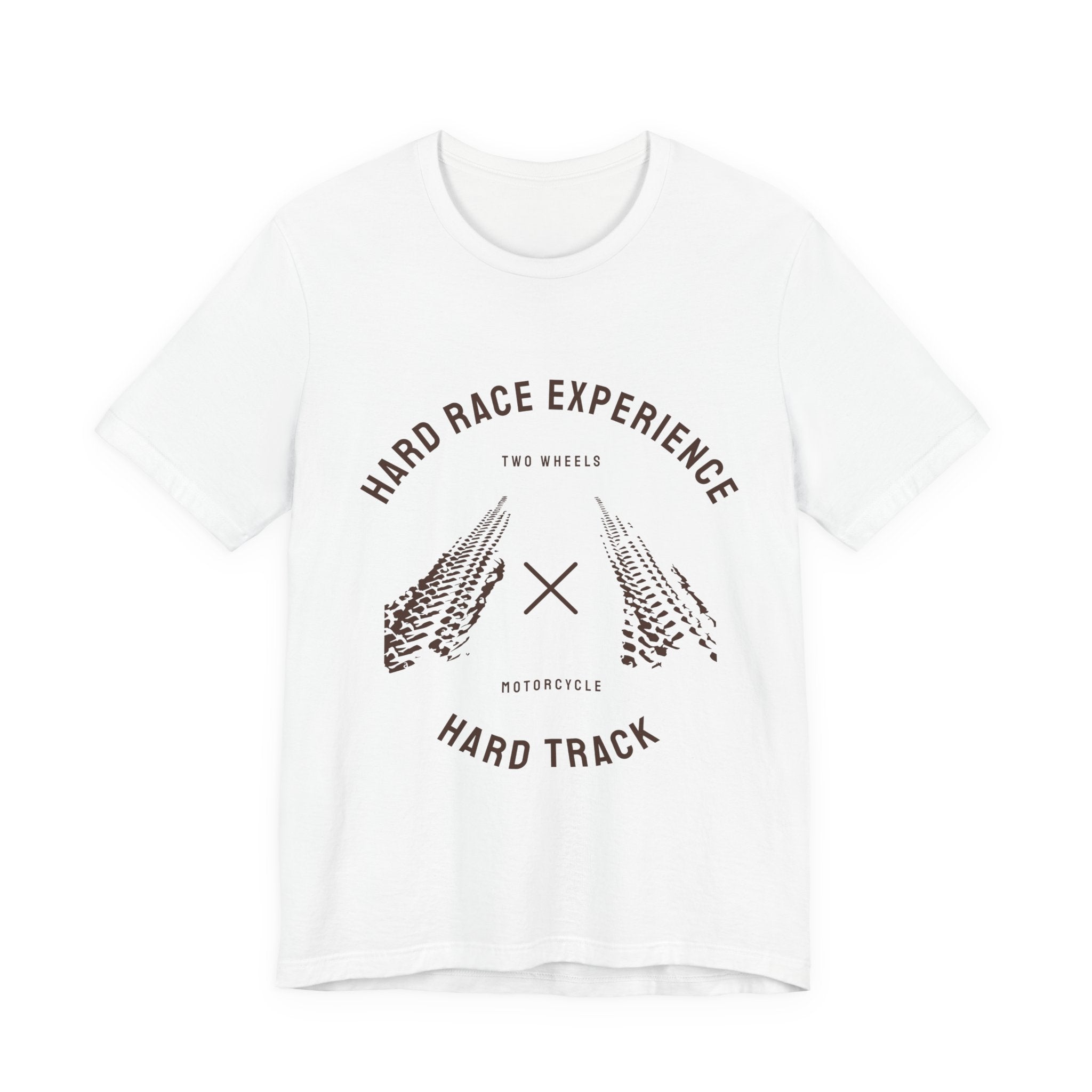T-Shirt — "Hard Race Experience" Motorcycle Track Racing Tee