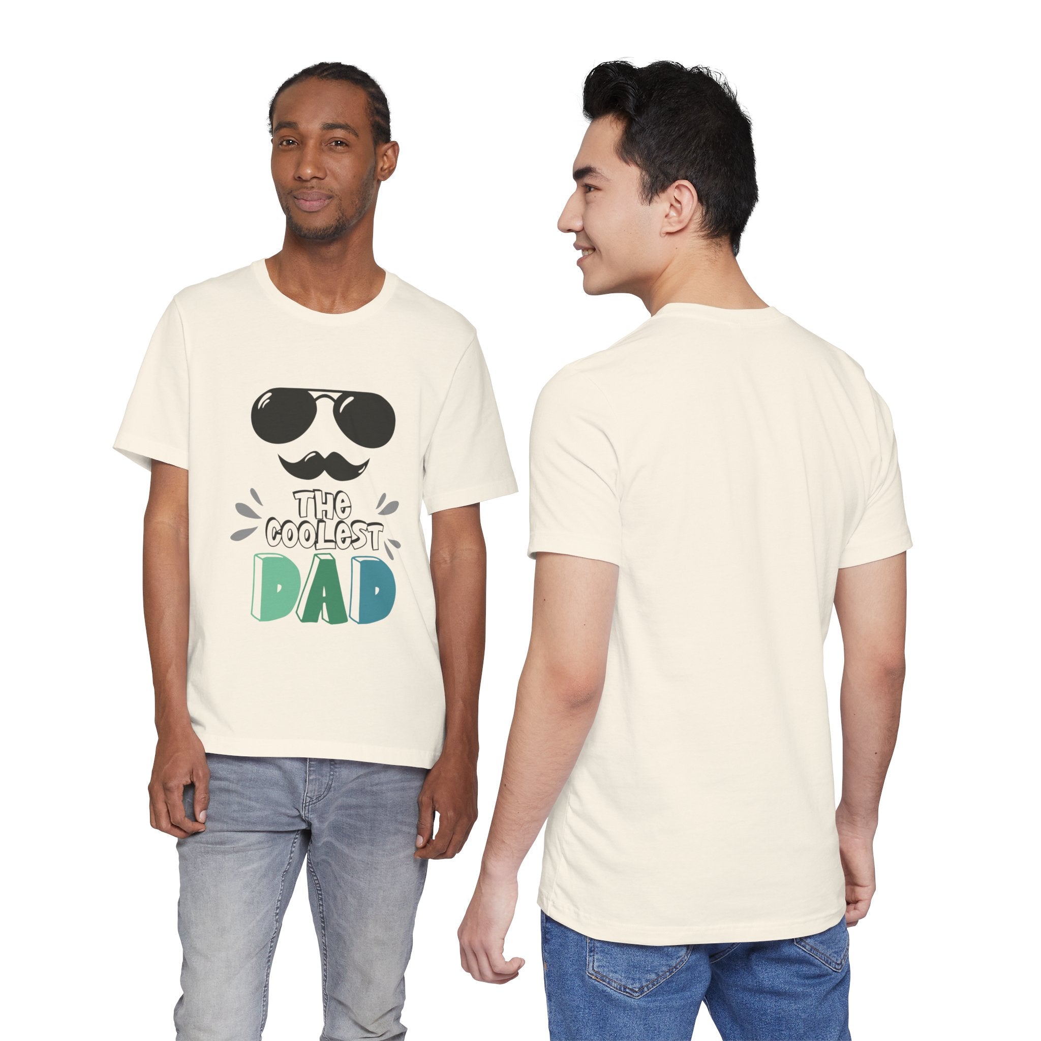 Coolest Dad T-Shirt — Father's Day Sunglasses & Mustache Tee