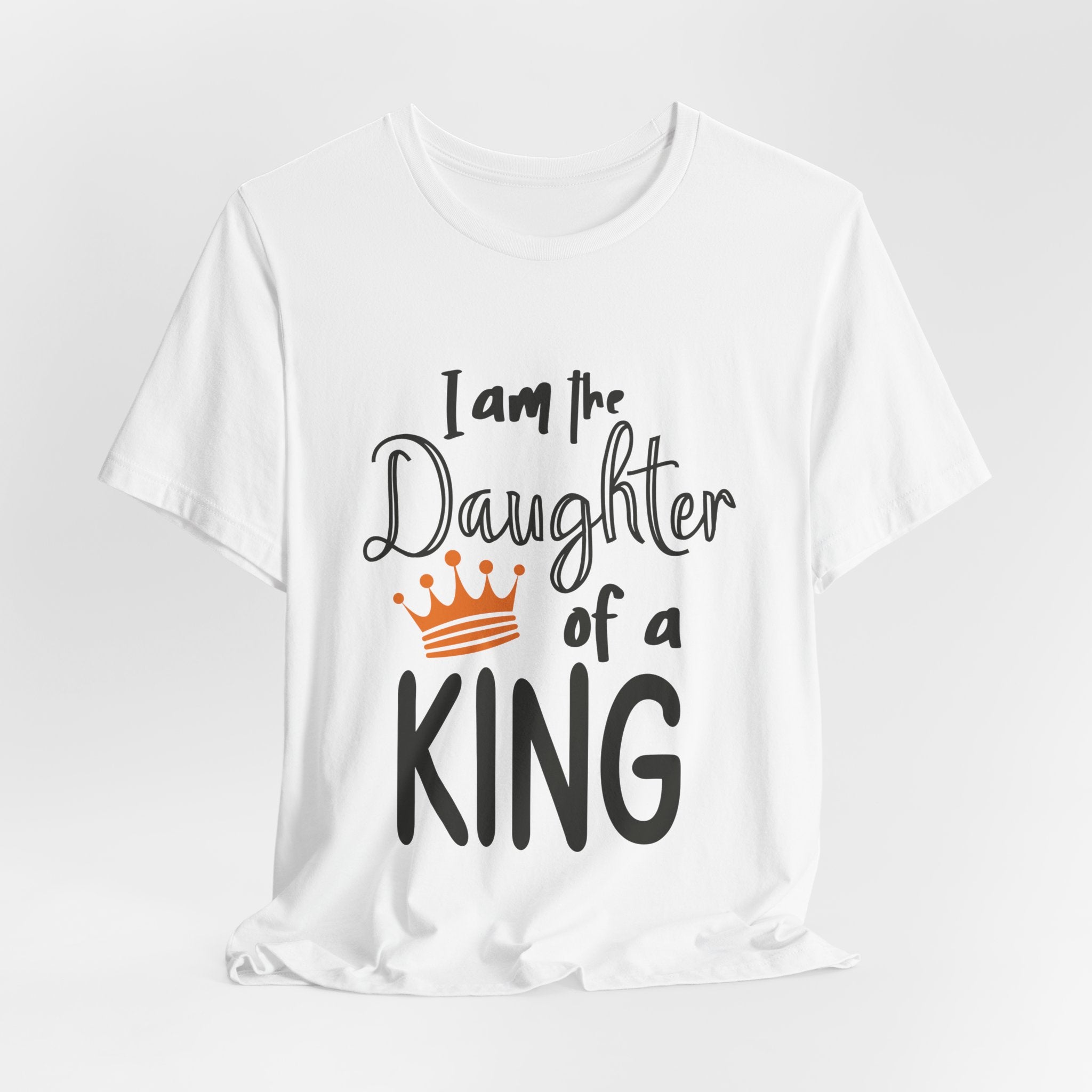 Daughter of a King T-Shirt — Faith-Based Crown Tee for Girls & Women