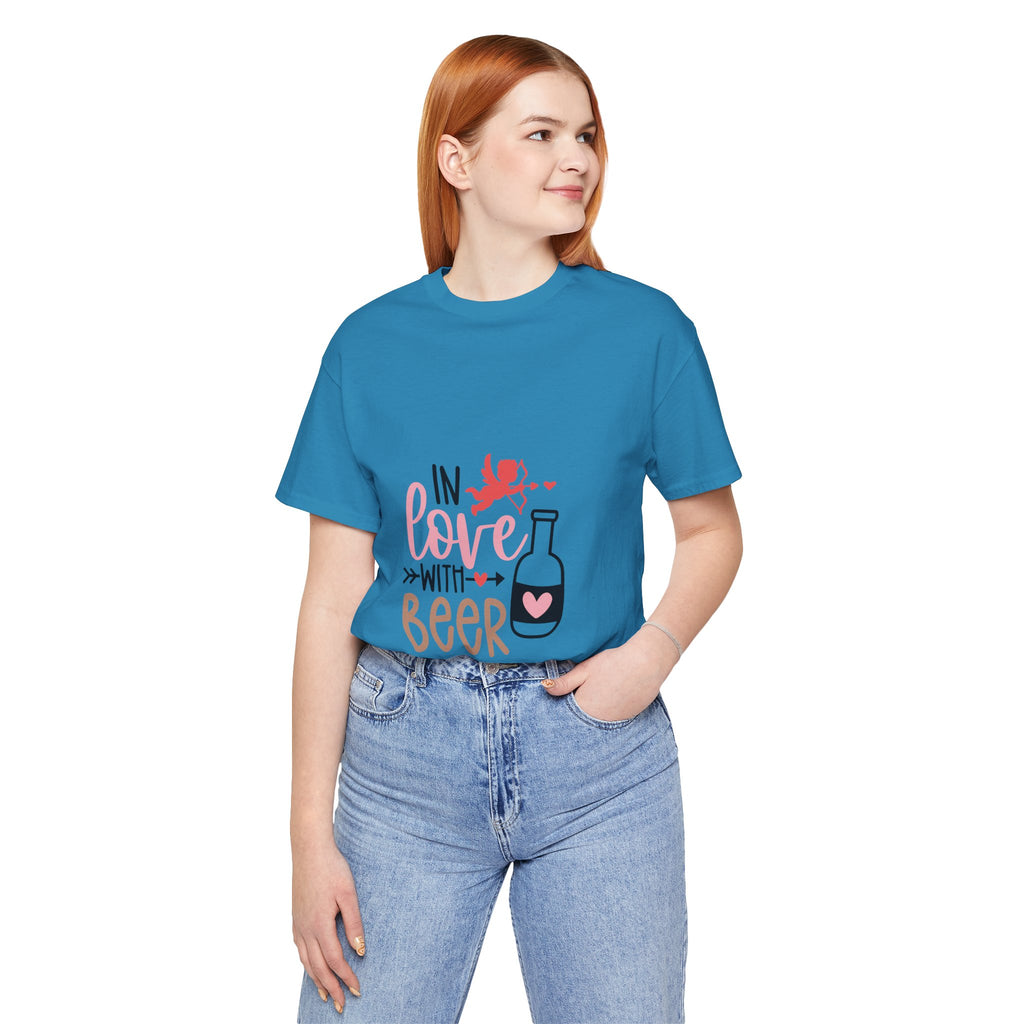 In Love With Beer T-Shirt — Funny Valentine’s Day Beer Tee