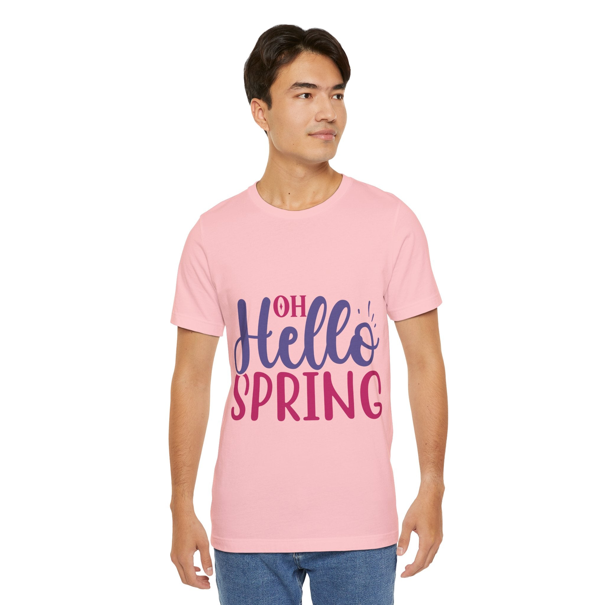 Hello Spring T-Shirt – "Oh Hello Spring" Colorful Graphic Tee for Springtime