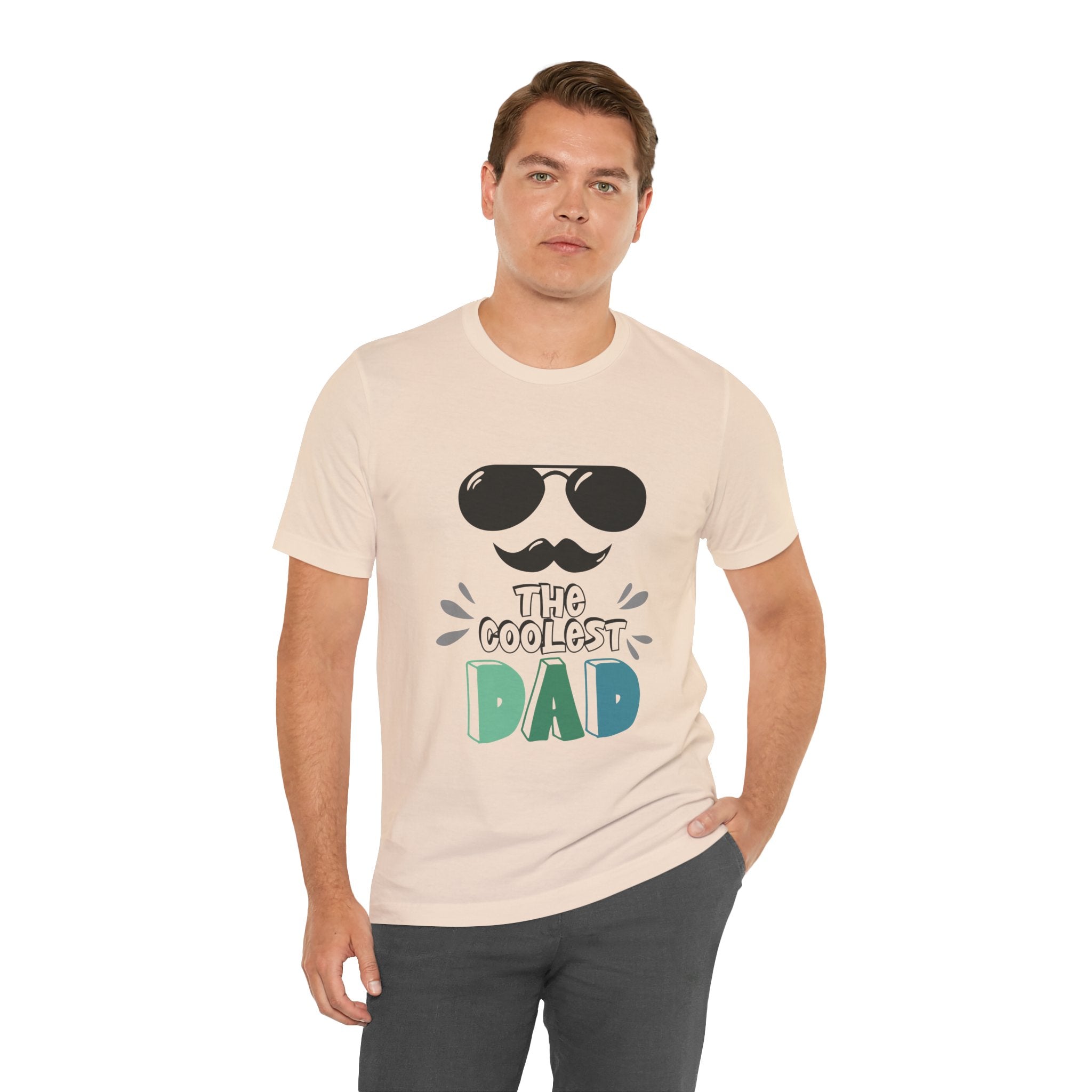 Coolest Dad T-Shirt — Father's Day Sunglasses & Mustache Tee
