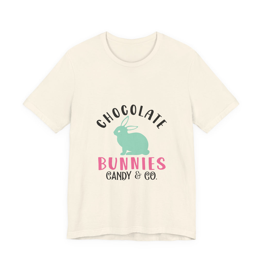 Chocolate Bunnies Tee — Pastel Easter Bunny Candy Shop Shirt
