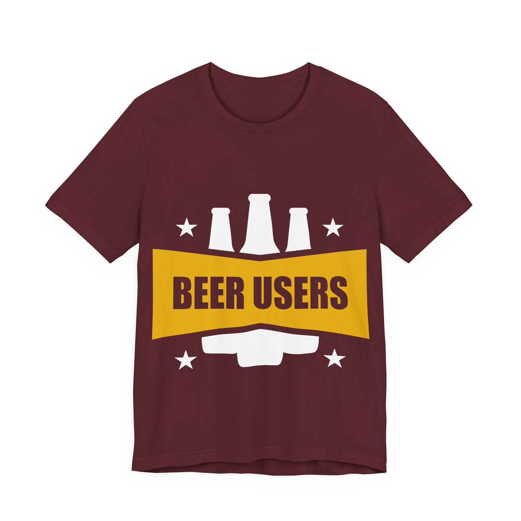 Beer Users Graphic Tee — Funny Beer Bottle Design T-Shirt