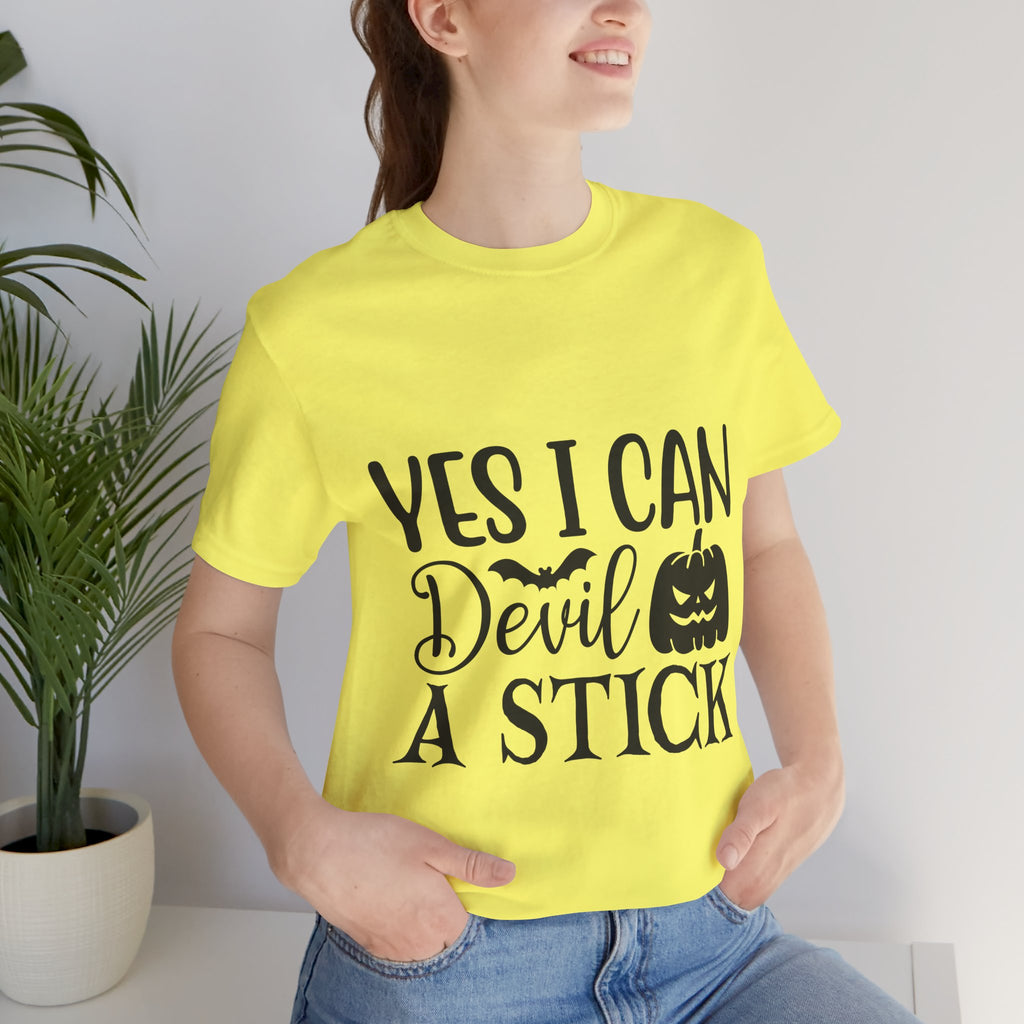 Yes I Can Devil A Stick Halloween T-Shirt
