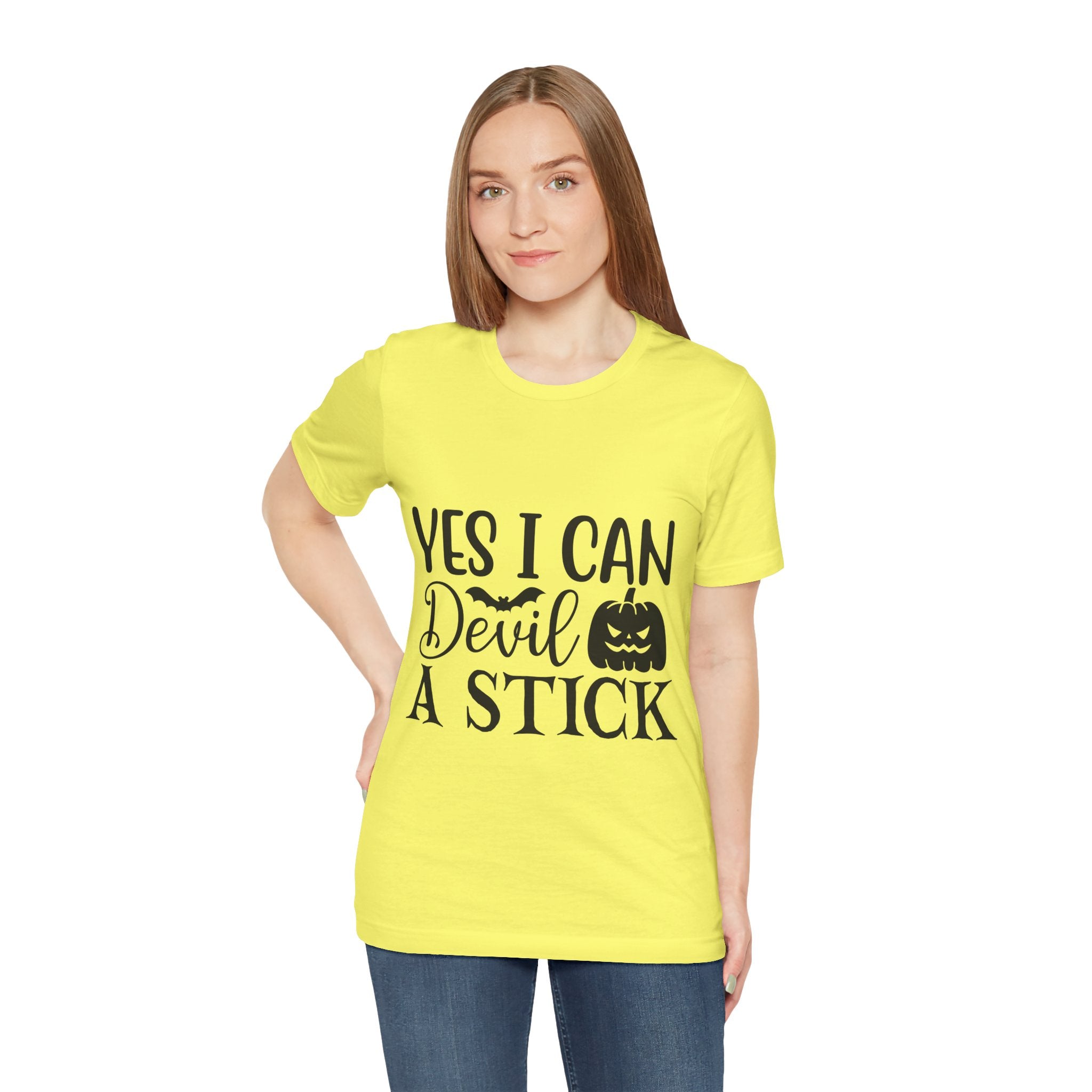Yes I Can Devil A Stick Halloween T-Shirt