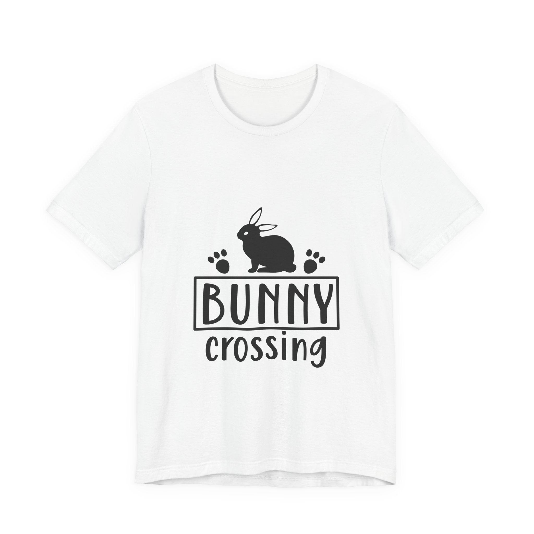 Bunny Crossing T‑Shirt — Cute Rabbit Graphic Tee for Easter & Animal Lovers