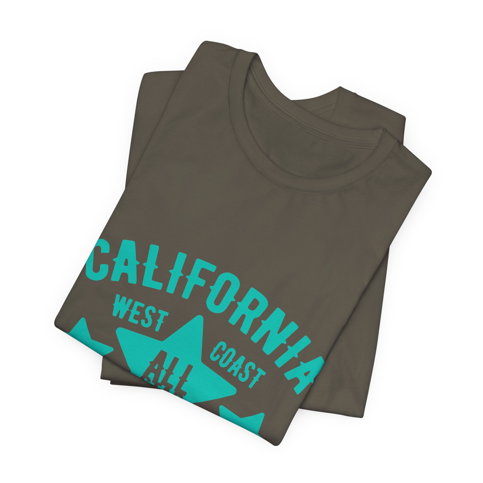 California Golden State Surf Rider Tee — West Coast All Star Graphic T-Shirt