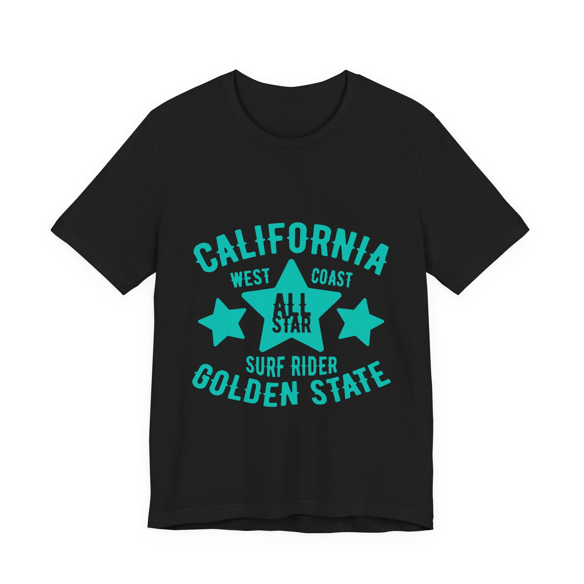 California Golden State Surf Rider Tee — West Coast All Star Graphic T-Shirt