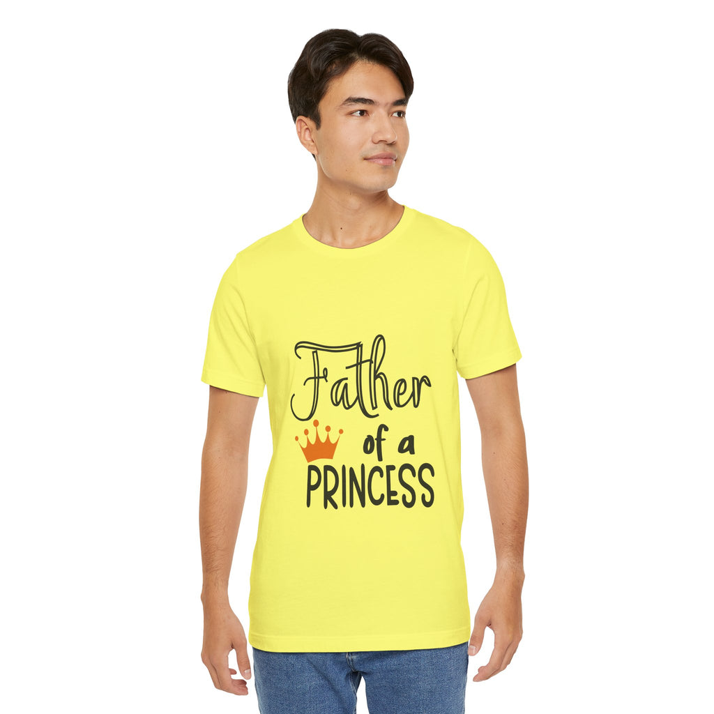 Father of a Princess T-Shirt — Dad Tee with Crown Graphic