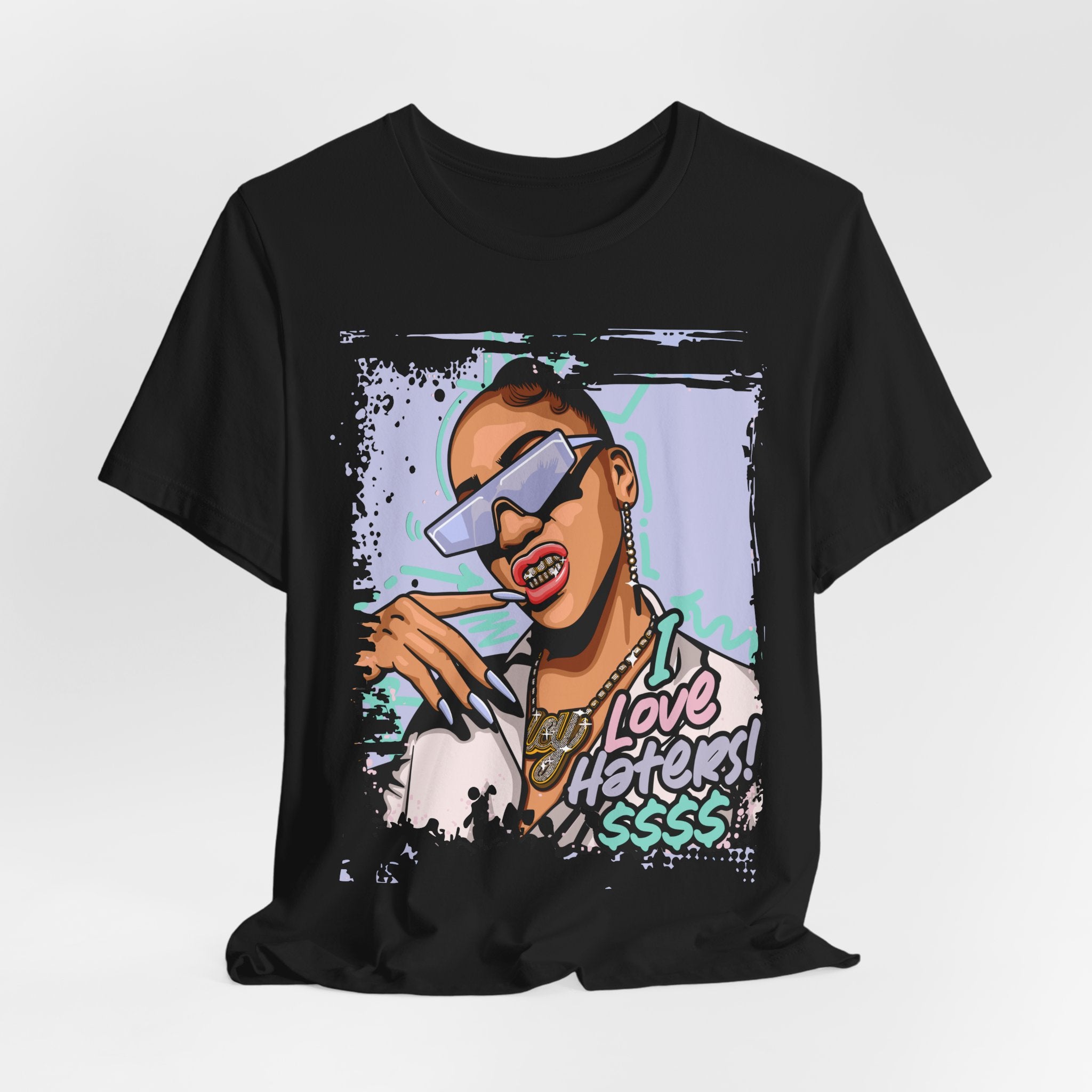 Graphic Tee — "I Love Haters" Bold Streetwear T-Shirt
