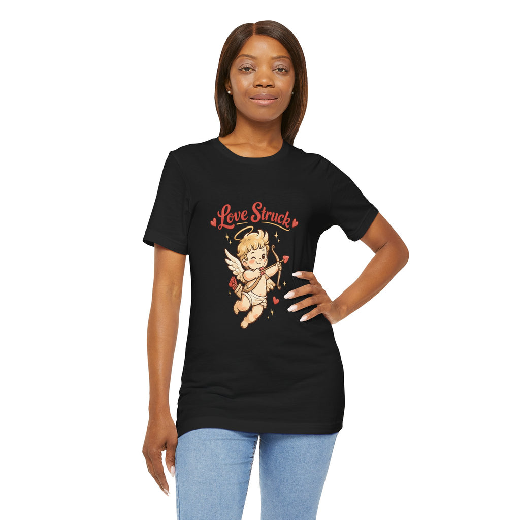 Cupid 'Love Struck' Tee — Cute Vintage Cupid Valentine T-Shirt