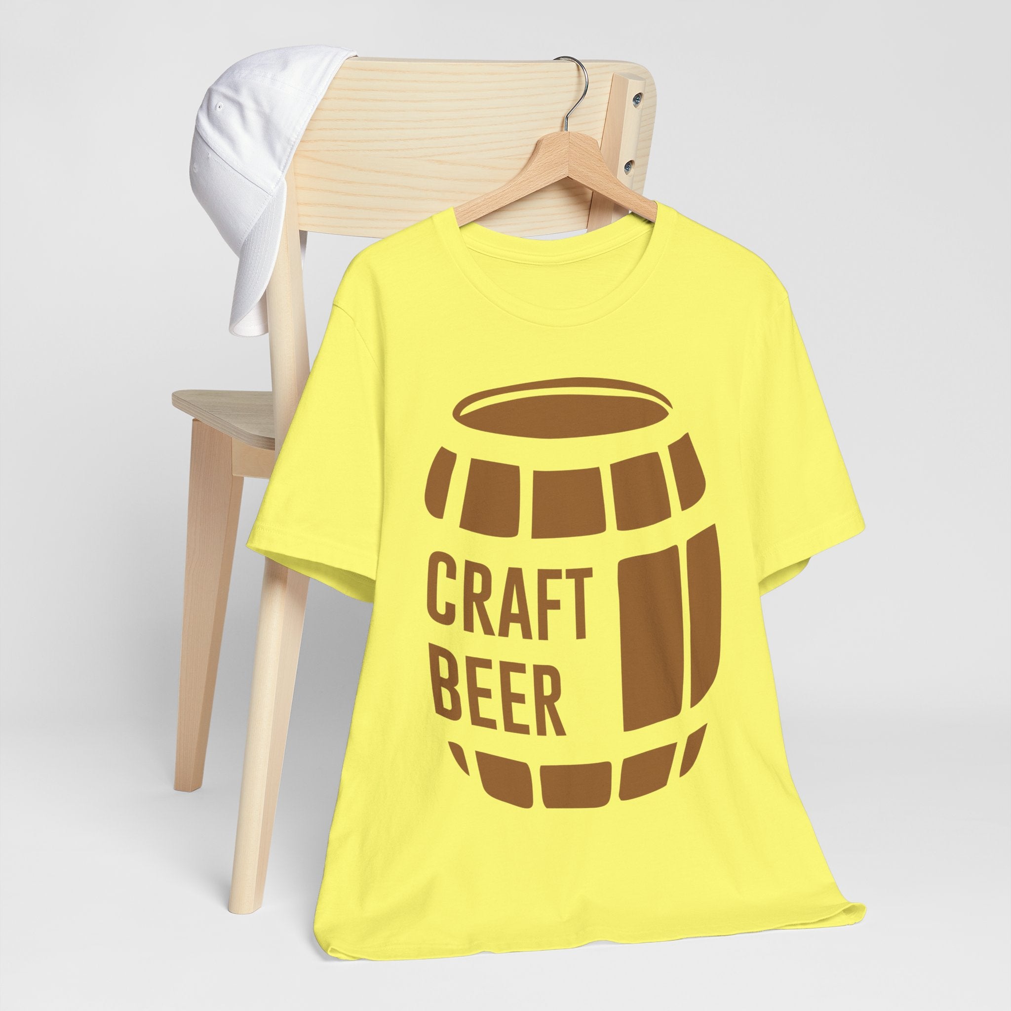 Craft Beer Barrel T-Shirt — Rustic Brewery Beer Lover Tee