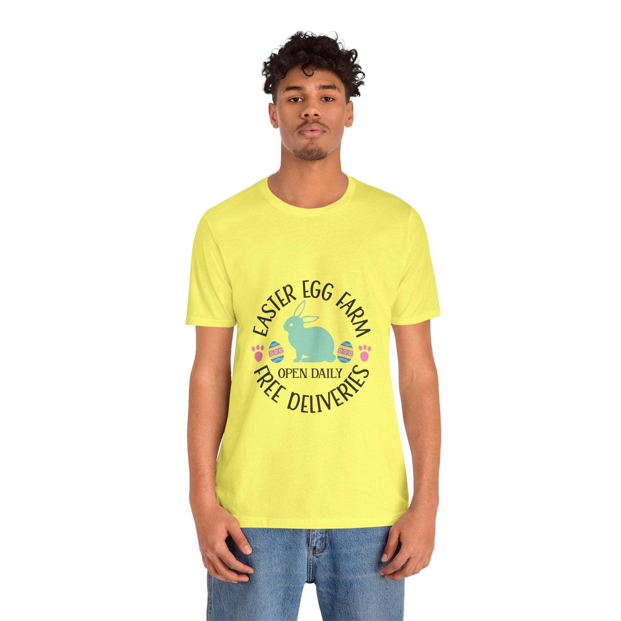 Easter Egg Farm T-Shirt – "Free Deliveries" Bunny Tee