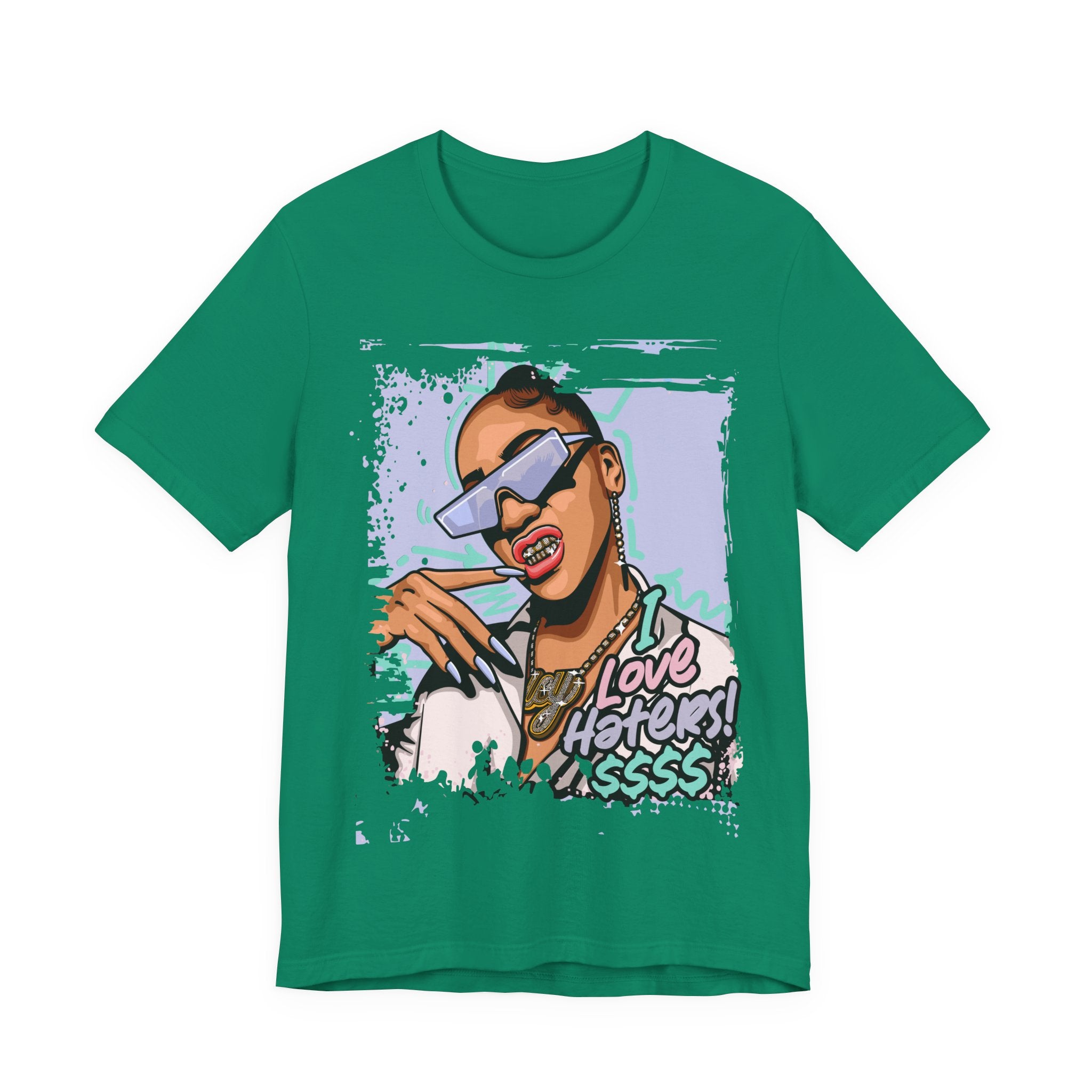 Graphic Tee — "I Love Haters" Bold Streetwear T-Shirt