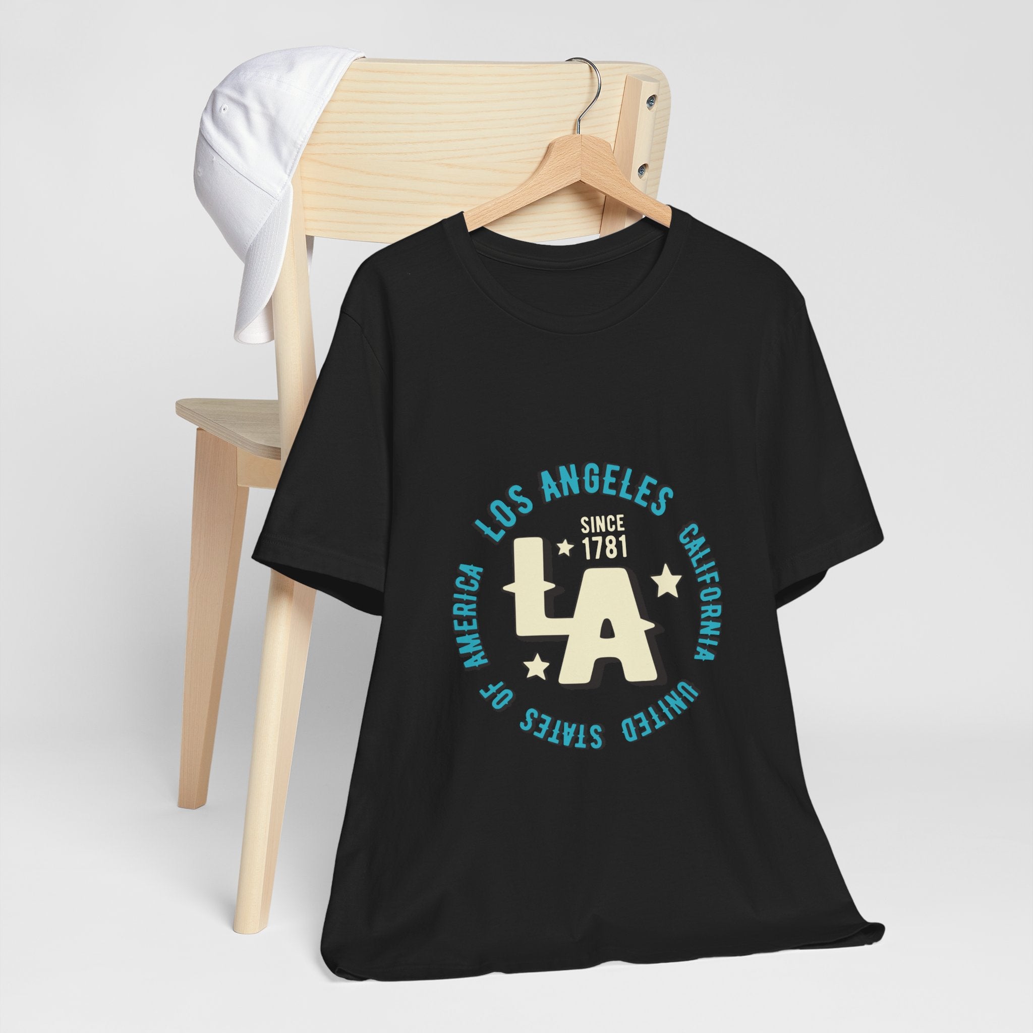 Los Angeles LA Vintage Circle Graphic Tee