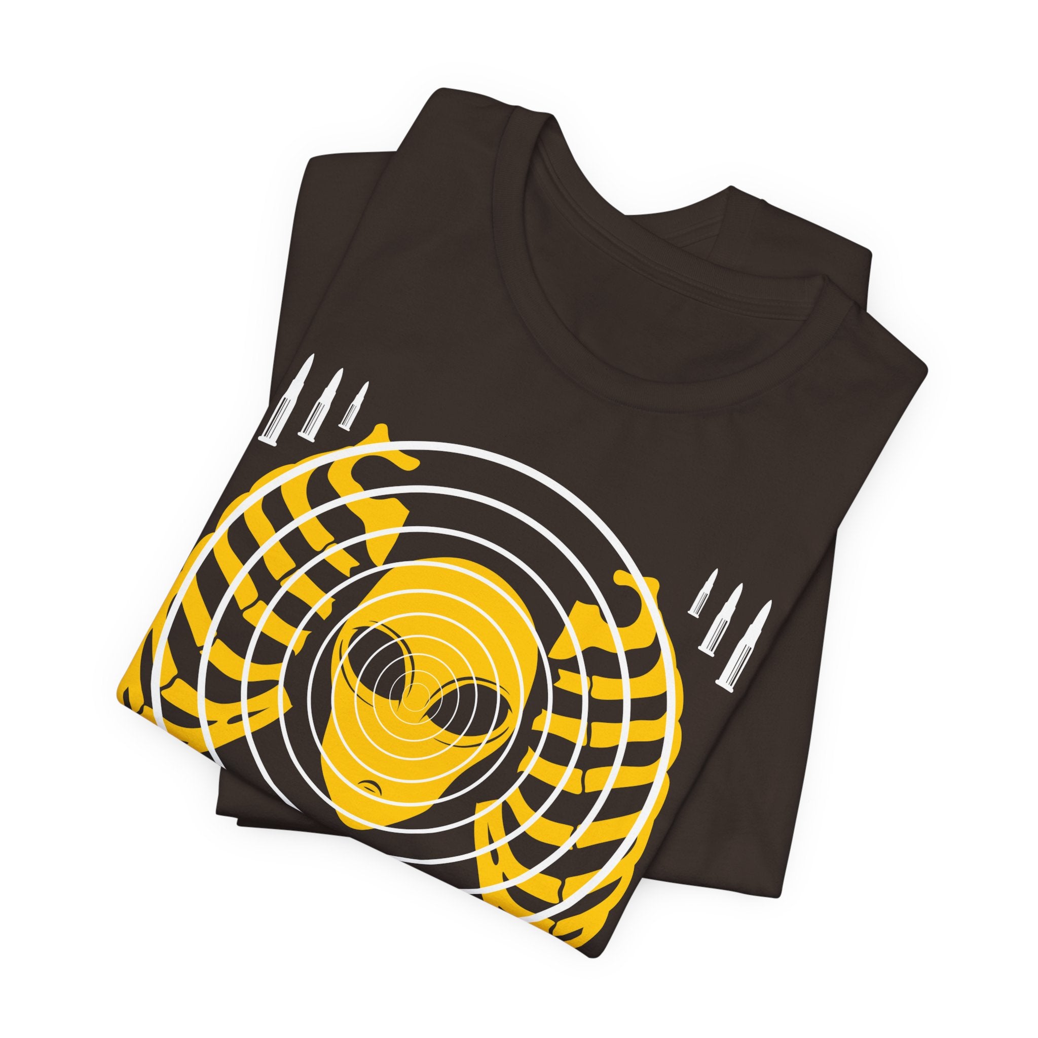 Controlled Alien Graphic Tee — Urban Street-Style Concentric Rings