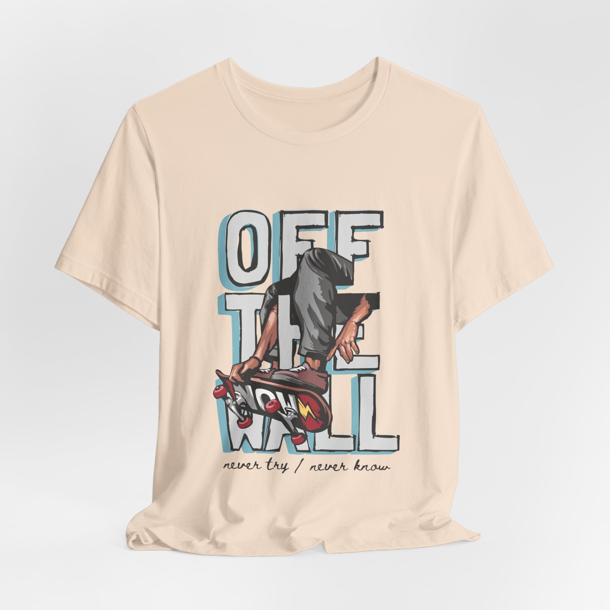 Off The Wall Skateboard T-Shirt — Retro Skate Graphic Tee