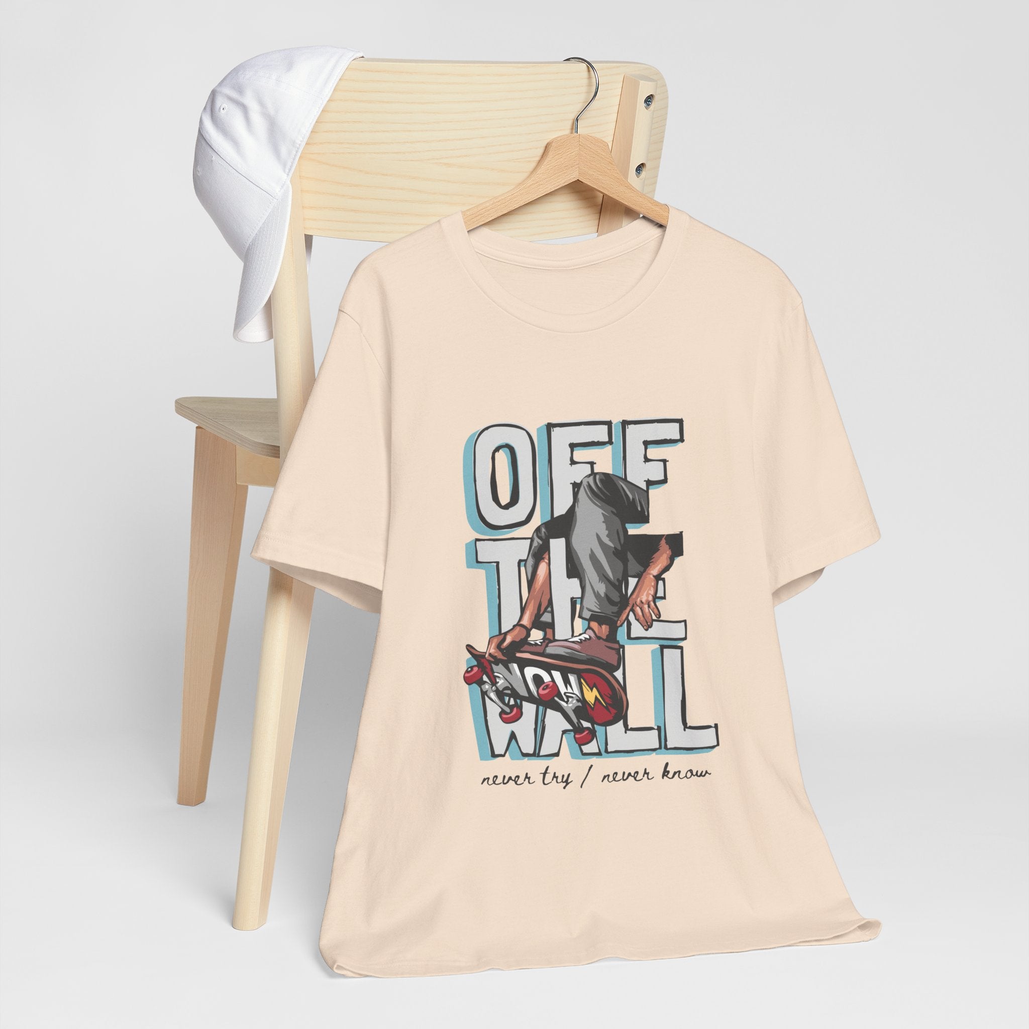 Off The Wall Skateboard T-Shirt — Retro Skate Graphic Tee
