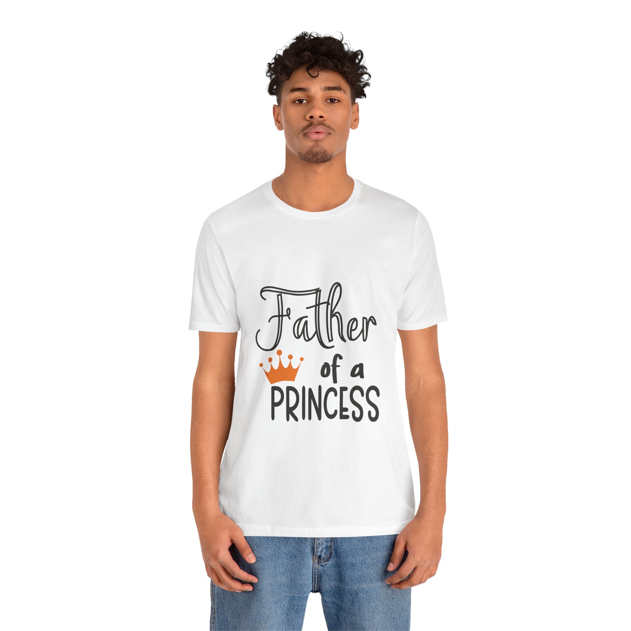 Father of a Princess T-Shirt — Dad Tee with Crown Graphic