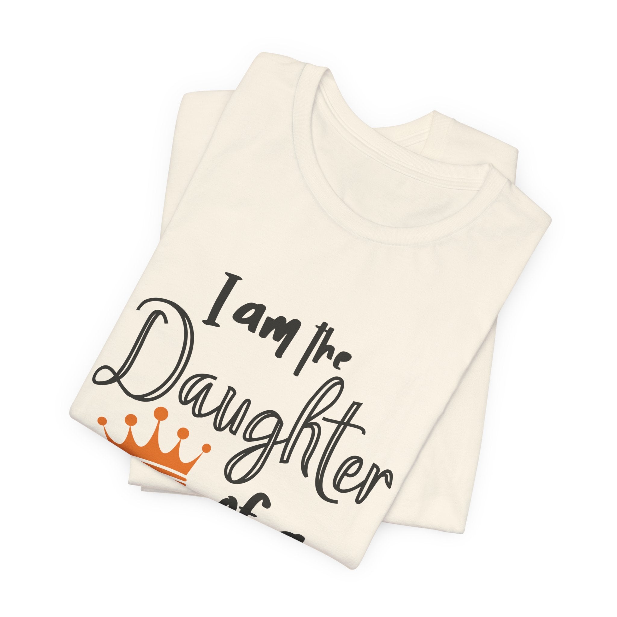 Daughter of a King T-Shirt — Faith-Based Crown Tee for Girls & Women