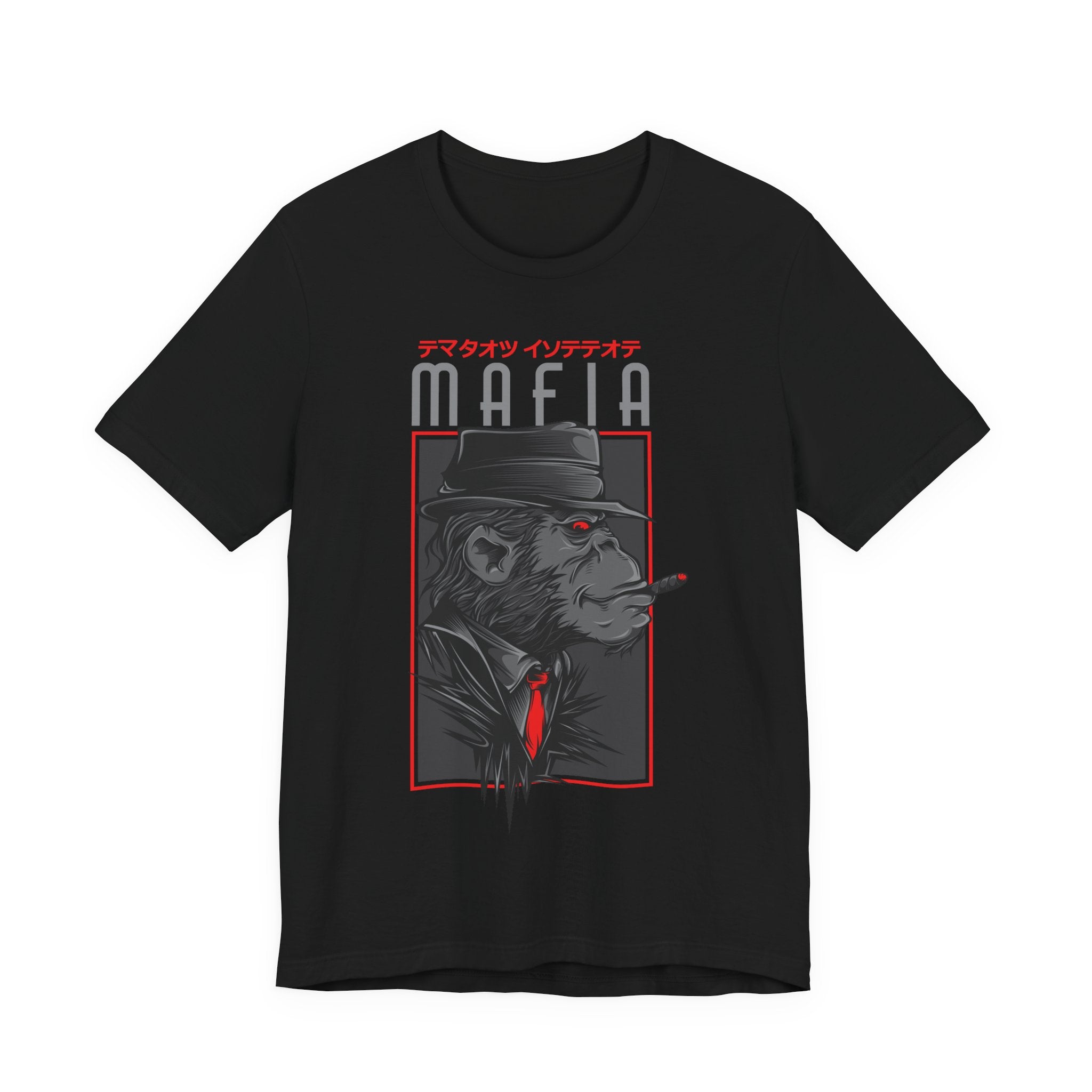 Mafia Ape Graphic Tee — Vintage Don Gorilla with Cigar