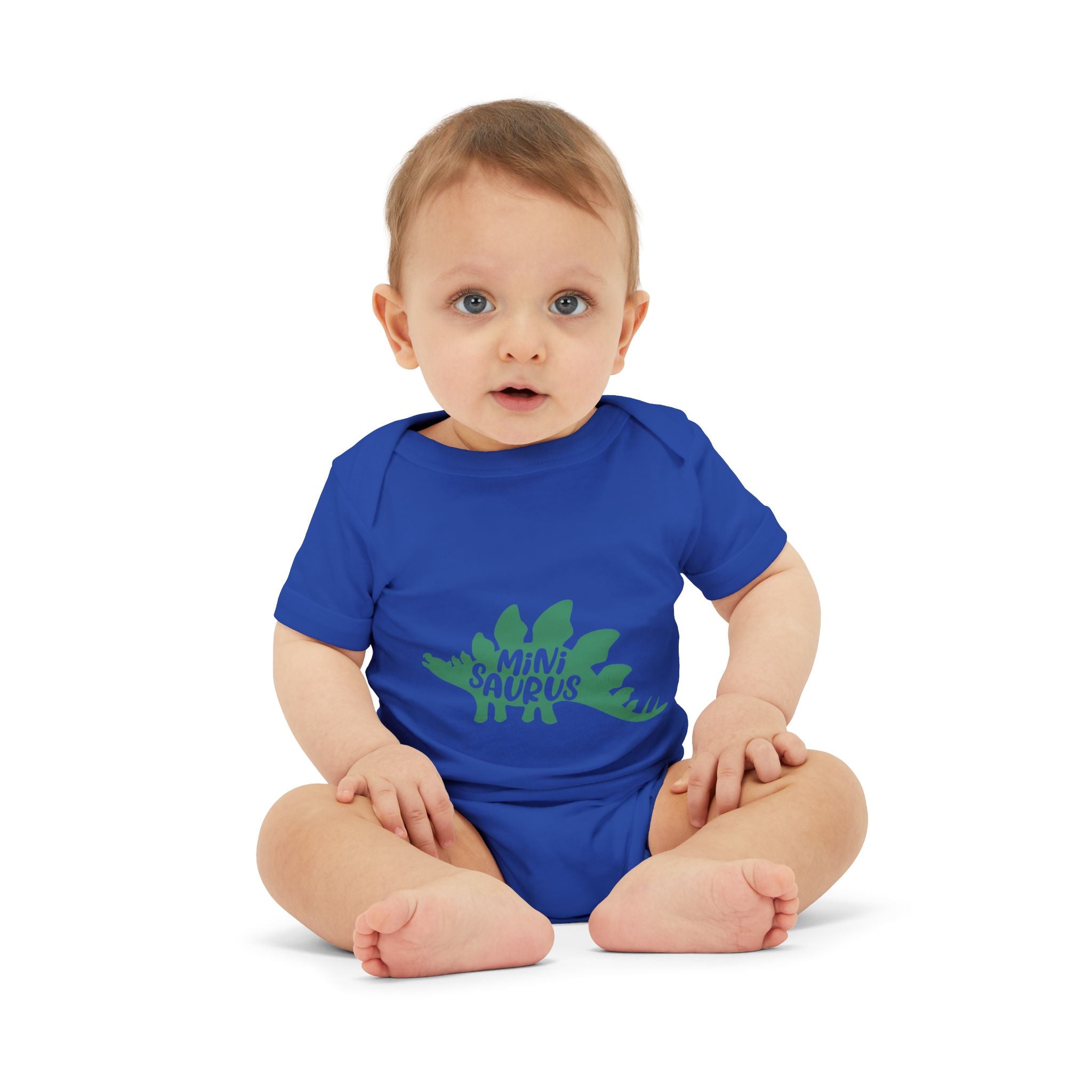 Mini Saurus Baby Onesie – Cute Dinosaur Infant Bodysuit