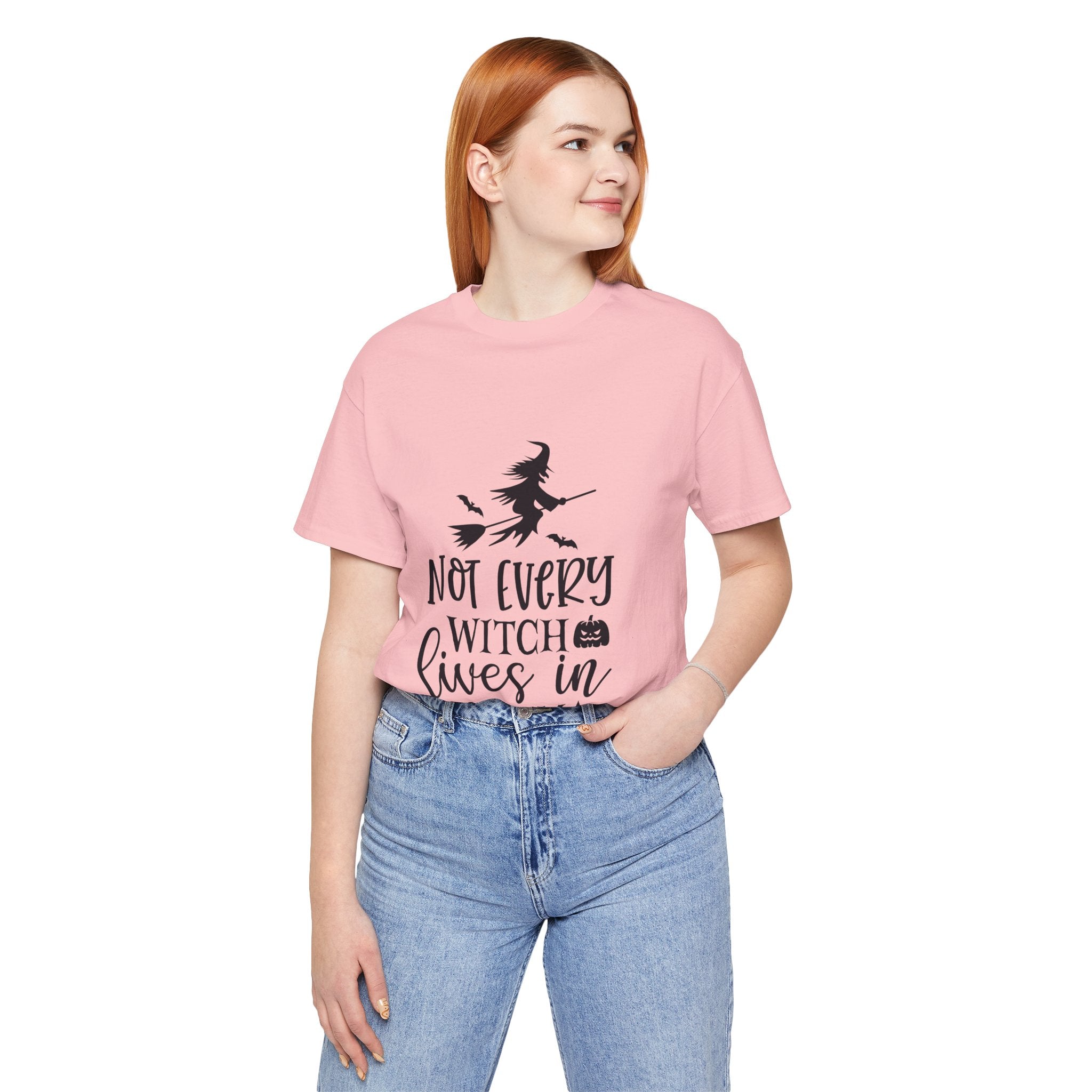 Witch T-Shirt "Not Every Witch Lives in Salem" – Halloween Witchy Graphic Tee