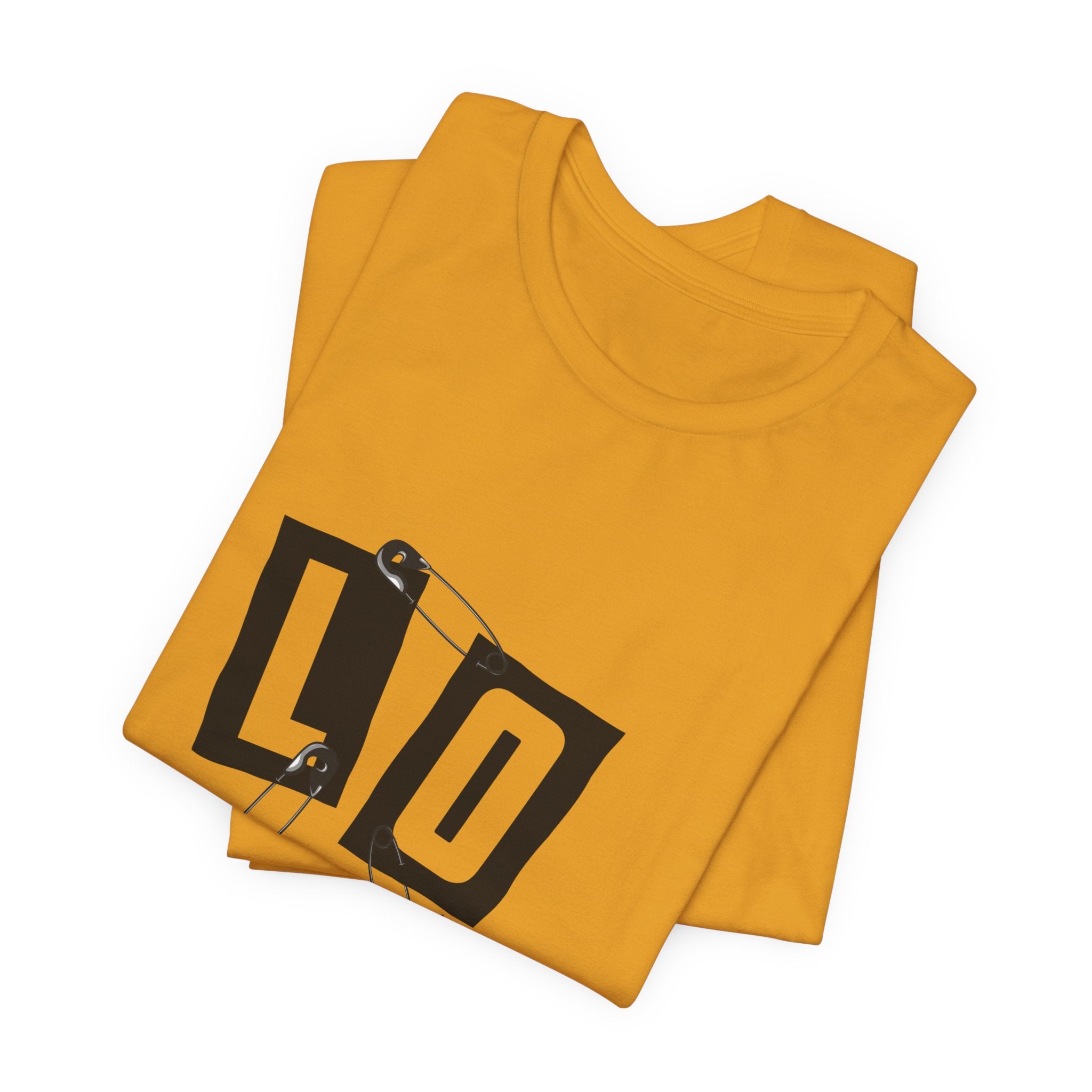 LOVE Safety Pin Graphic Tee — Punk Rock Vintage Valentine T‑Shirt