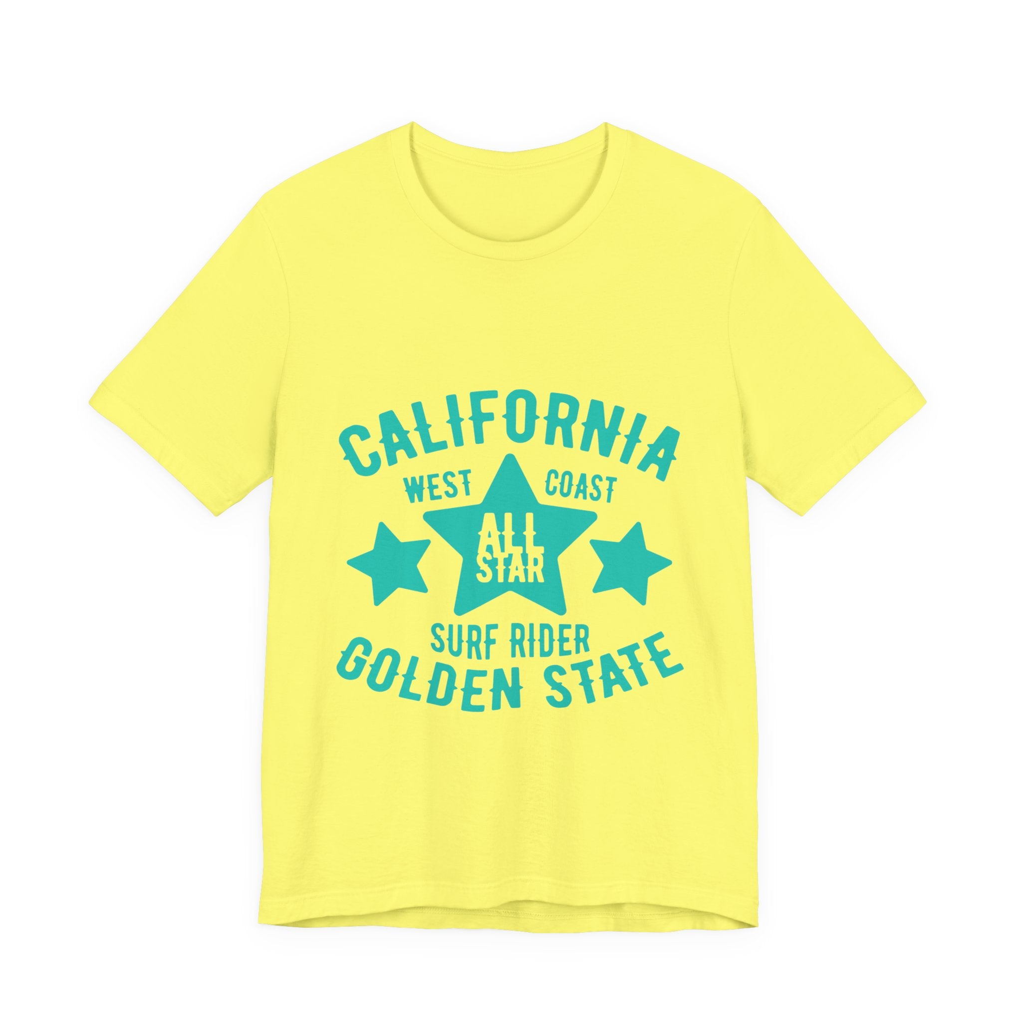 California Golden State Surf Rider Tee — West Coast All Star Graphic T-Shirt