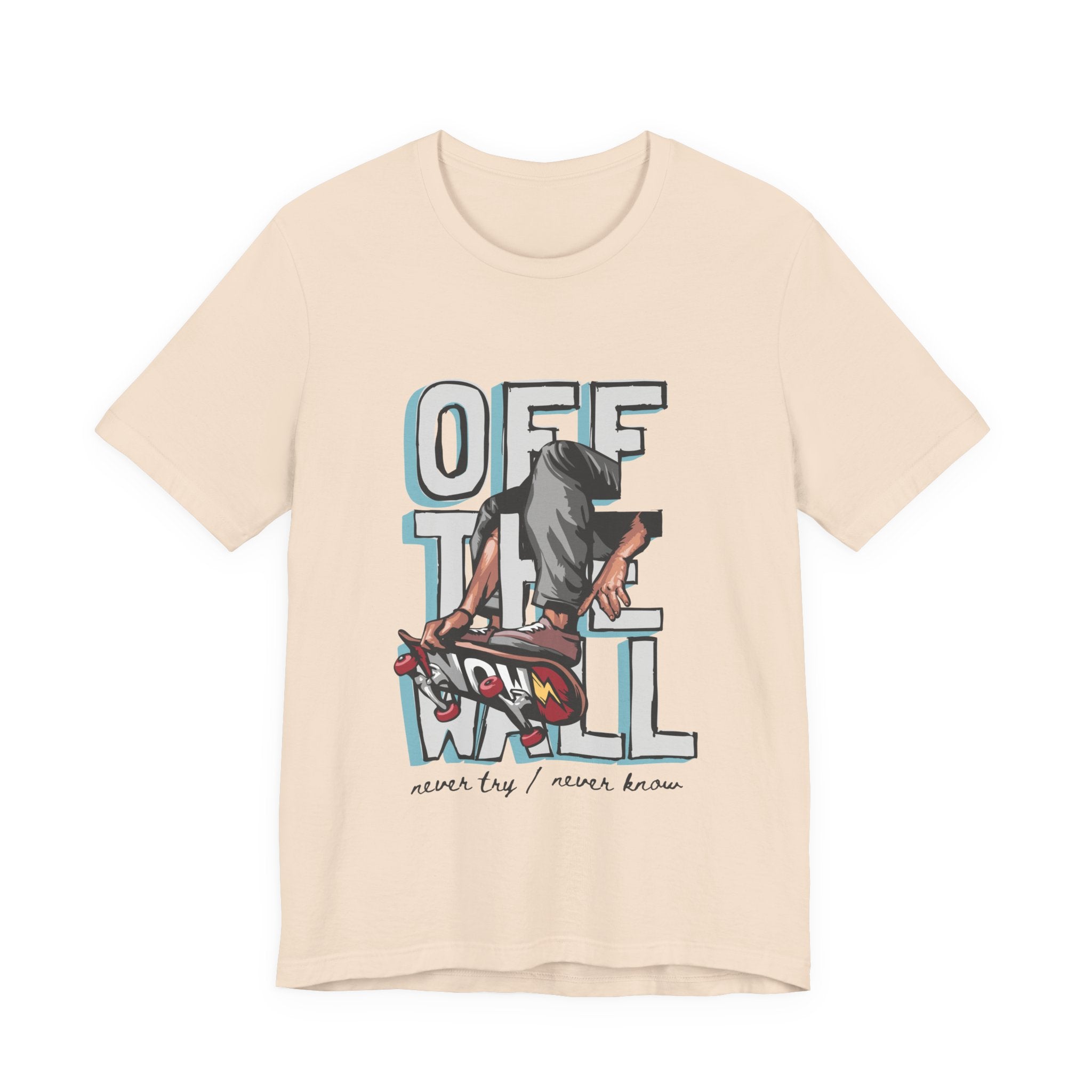 Off The Wall Skateboard T-Shirt — Retro Skate Graphic Tee