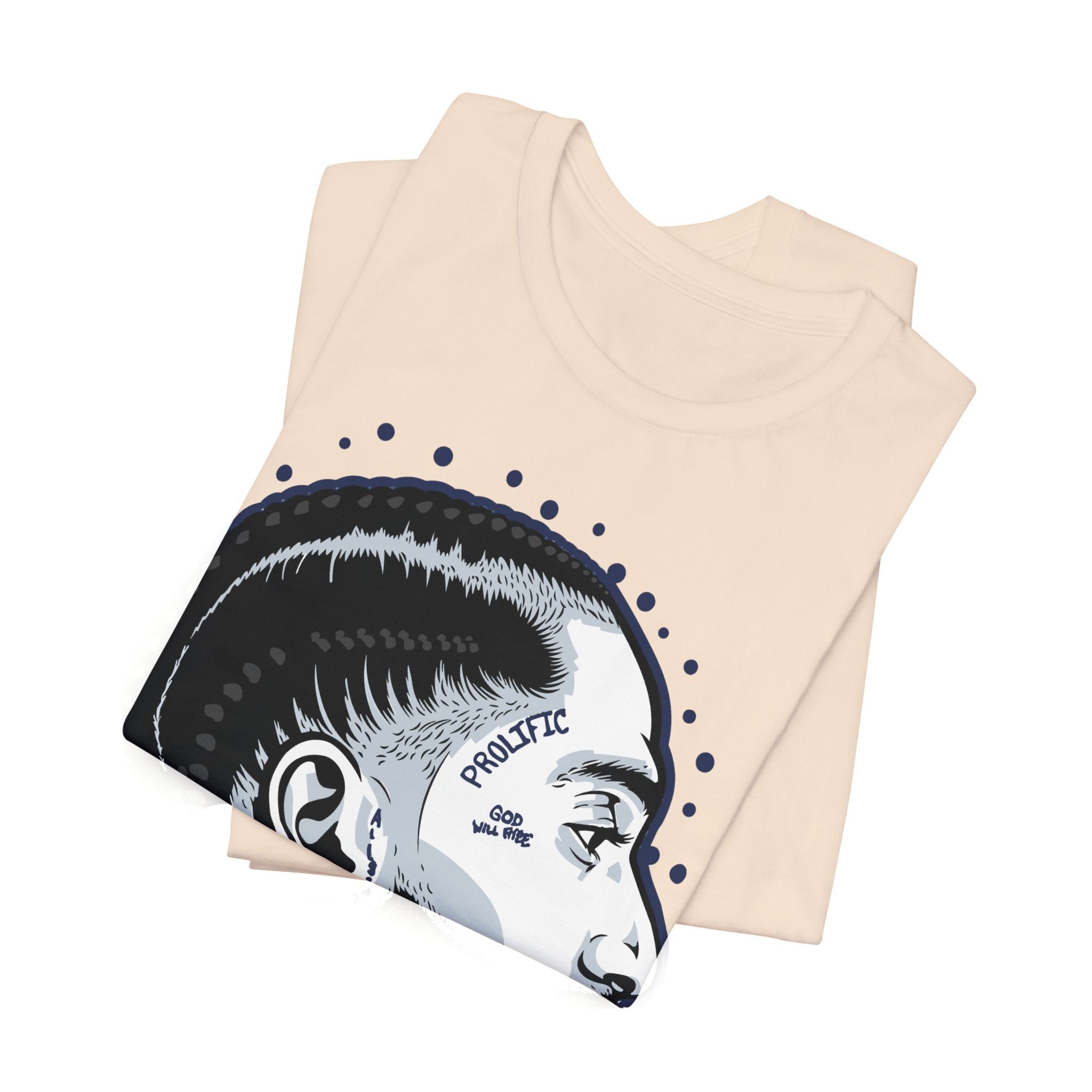 Graphic Tee — Black Profile Portrait Illustration T-Shirt