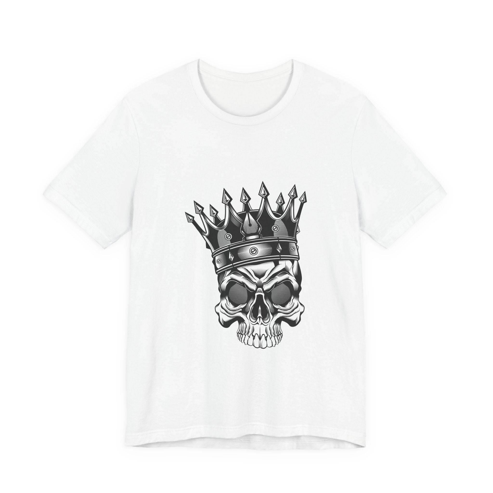 Crowned Skull T‑Shirt — Gothic King Skull Graphic Tee