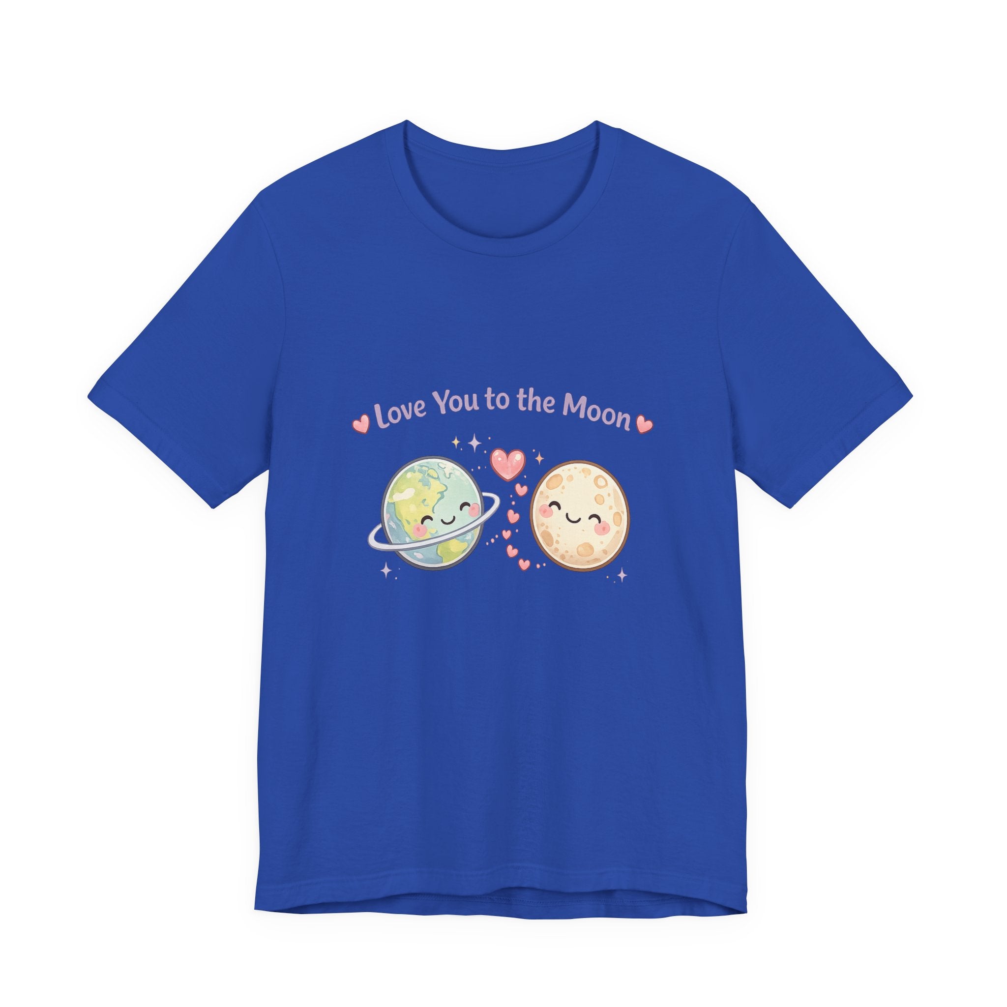Love You to the Moon T-Shirt — Cute Planet & Moon Couple Tee