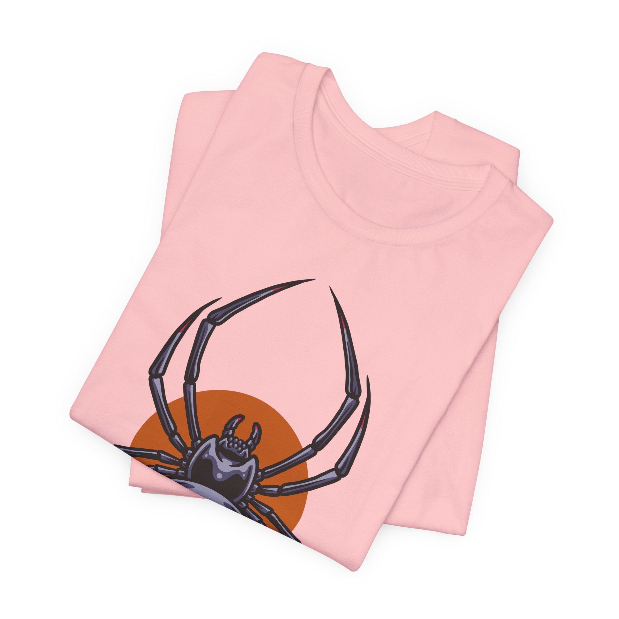 8-Ball Spider Graphic Tee — Pool Player & Halloween Spider T-Shirt