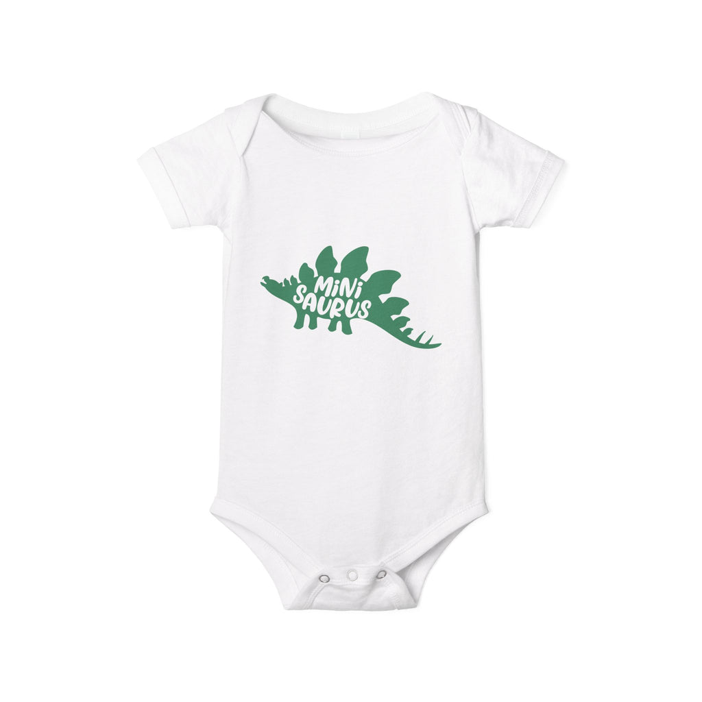 Mini Saurus Baby Onesie – Cute Dinosaur Infant Bodysuit