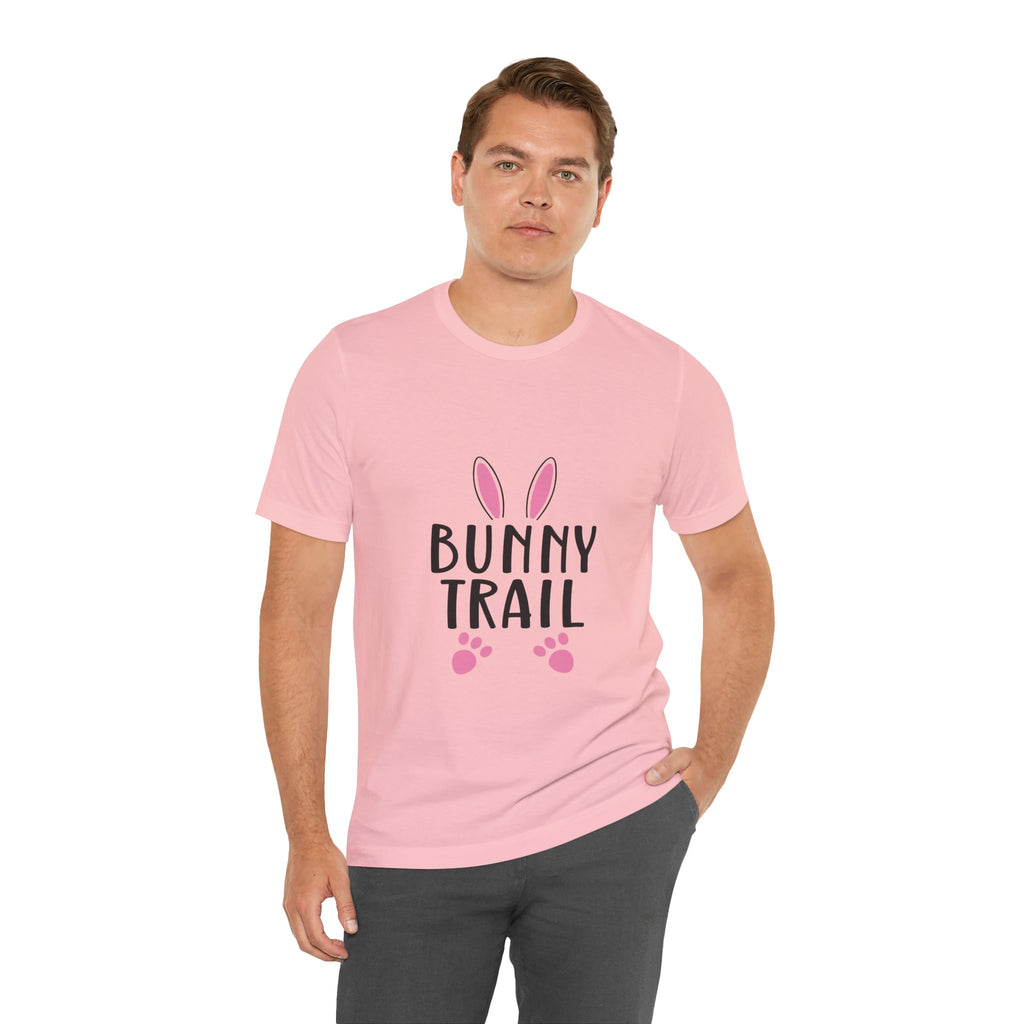 Bunny Trail T‑Shirt — Cute Easter Bunny Ears & Paws Tee