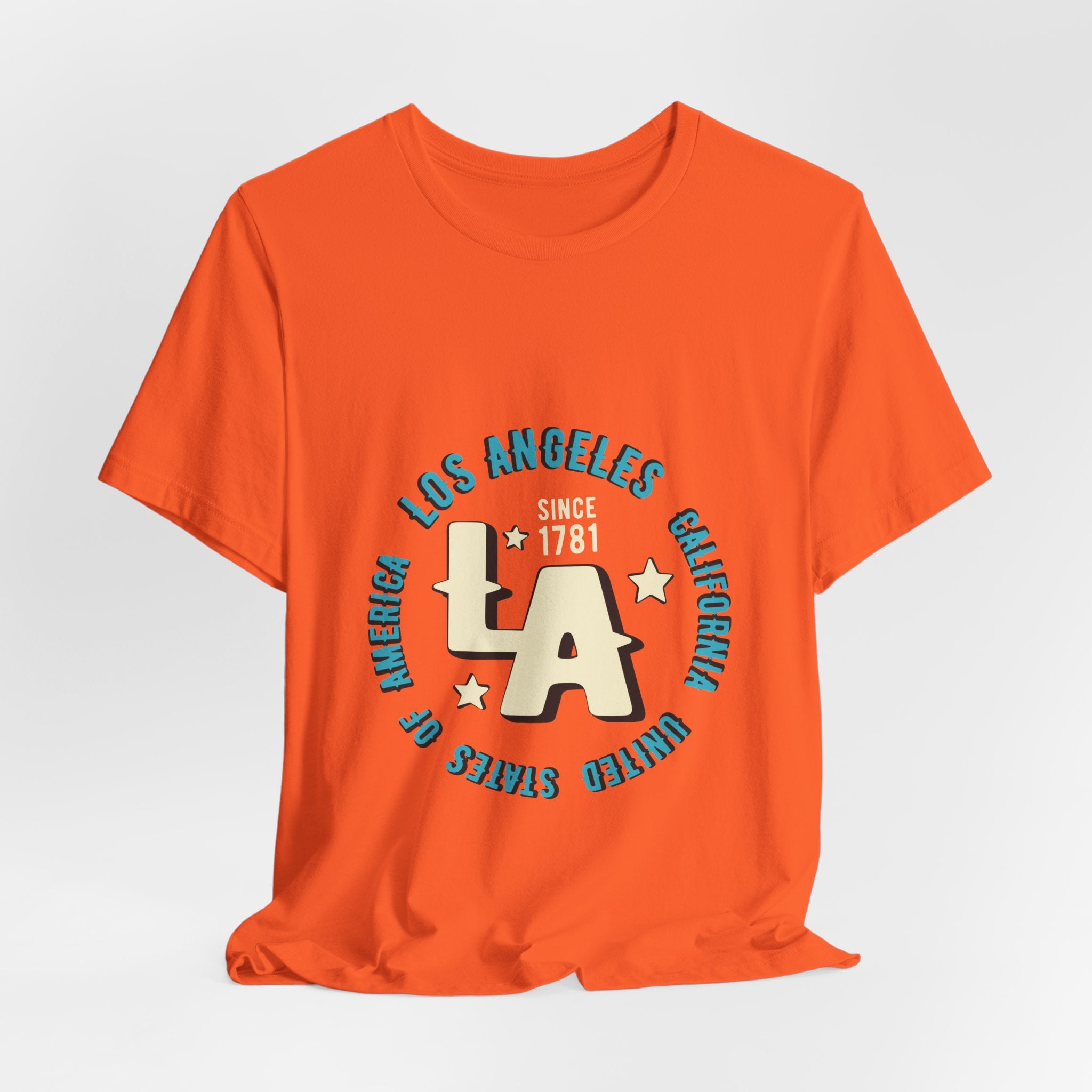 Los Angeles LA Vintage Circle Graphic Tee