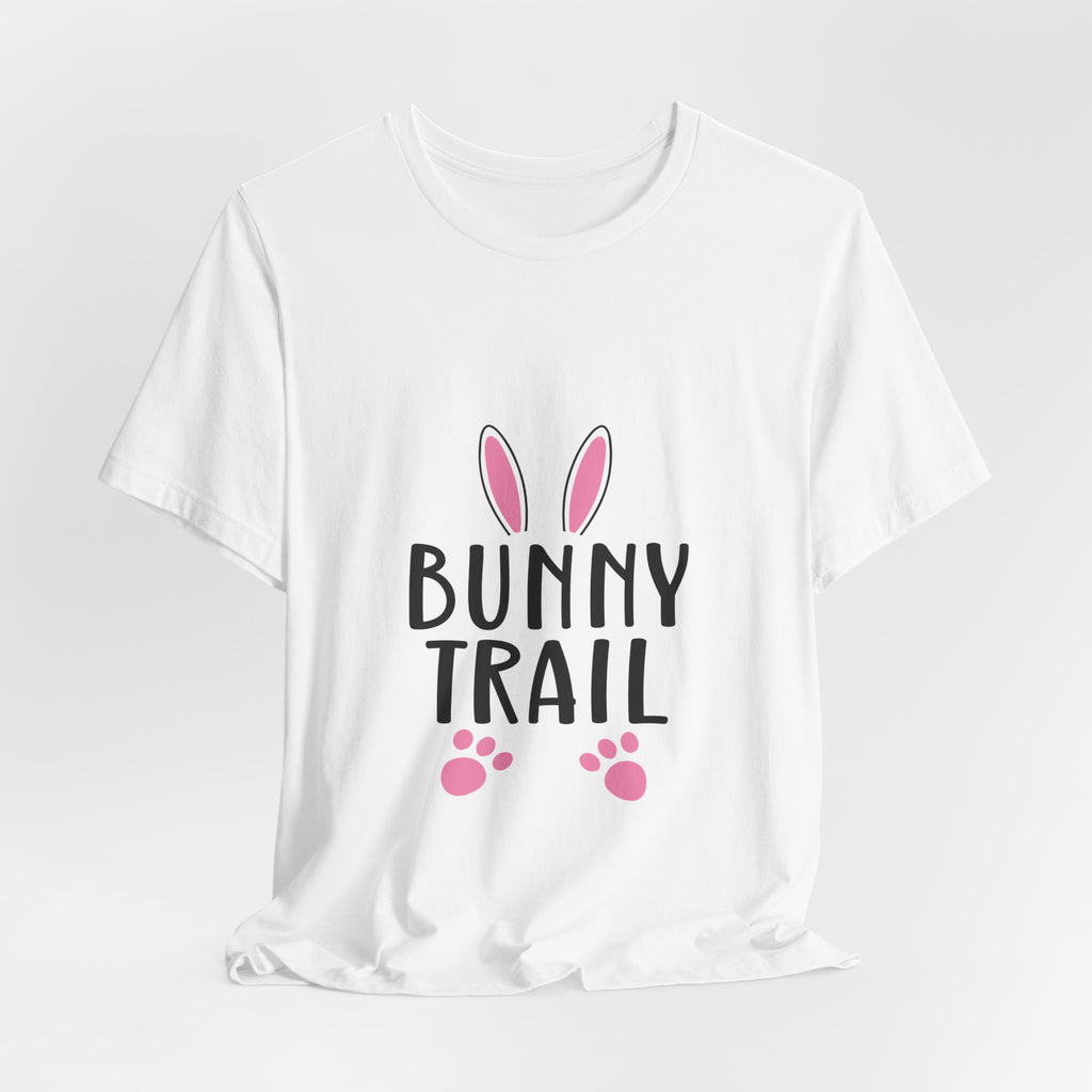 Bunny Trail T‑Shirt — Cute Easter Bunny Ears & Paws Tee