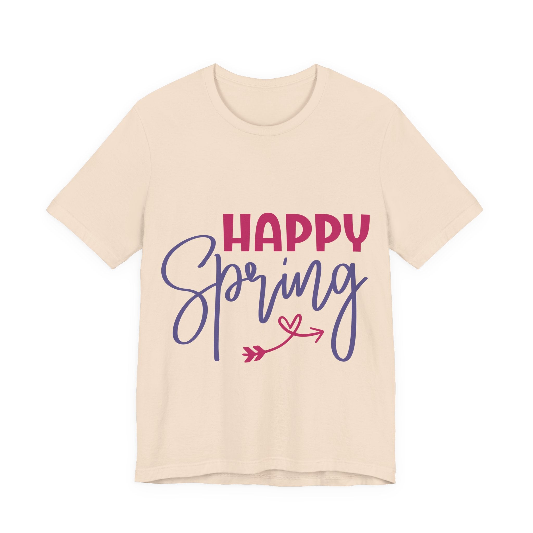 Happy Spring T-Shirt – Floral Script Seasonal Tee